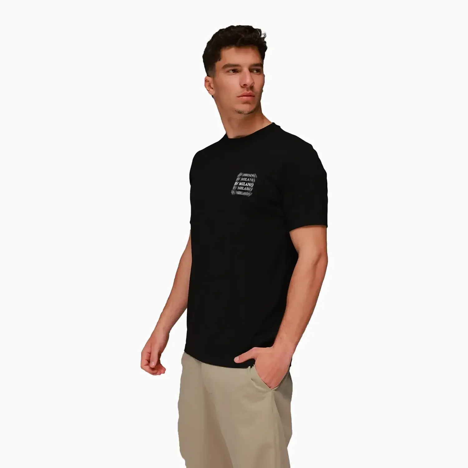 Men's RV Milano Blur Crew Neck T-Shirt - Image 5