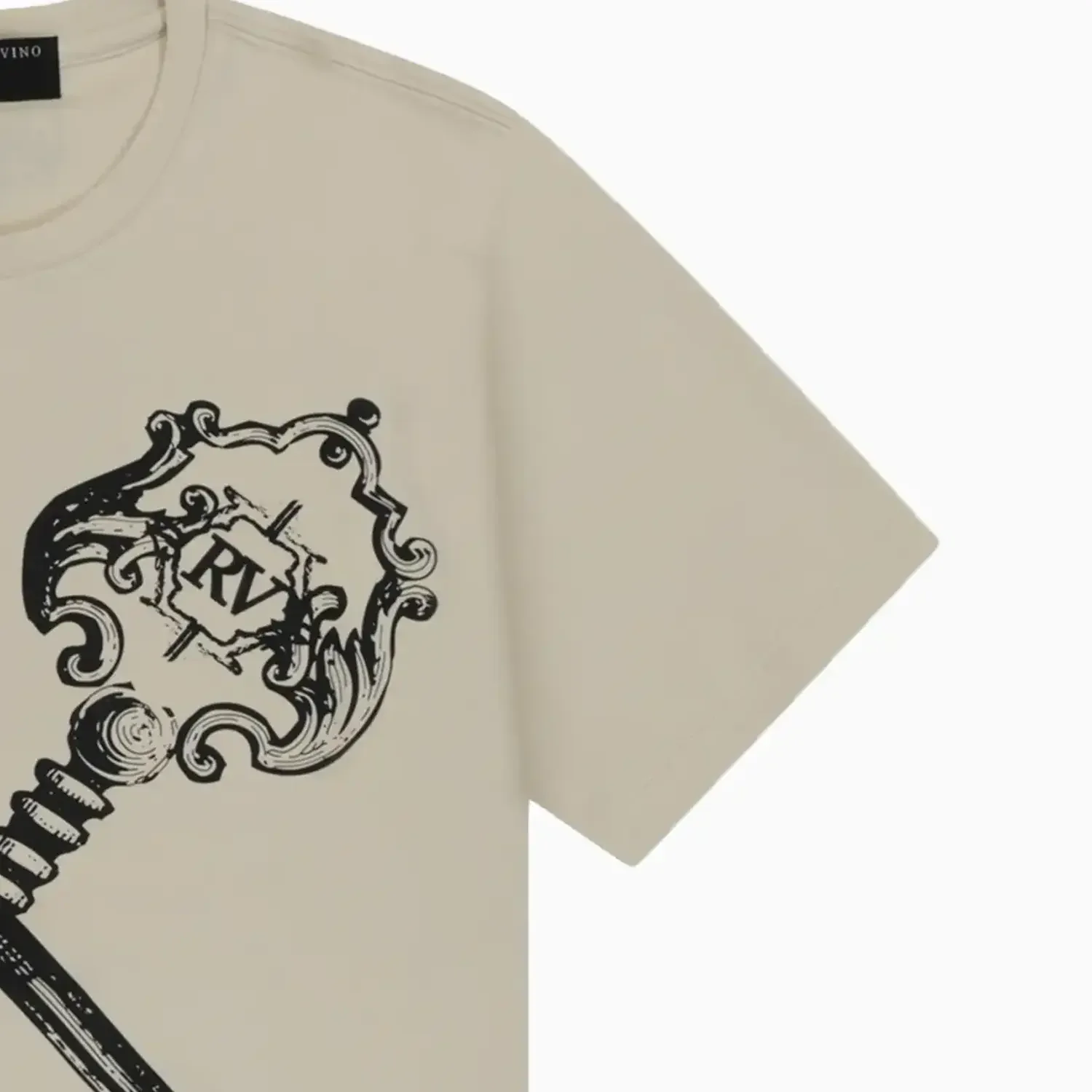 Men's Vino Keys Crew Neck T-Shirt - Image 3