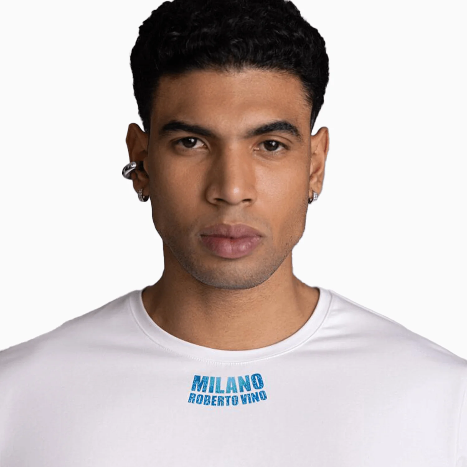 Men's White Milano Bird T-Shirt - Image 5