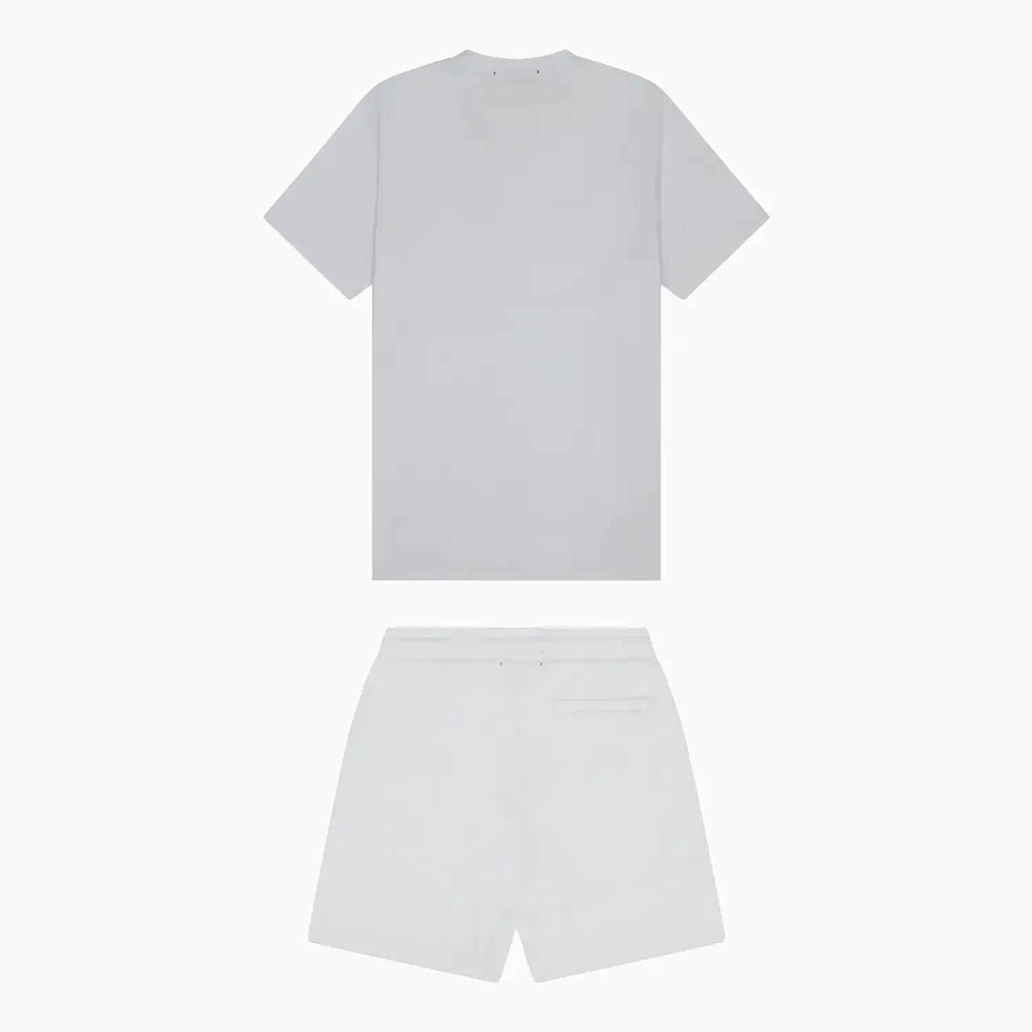Men's White Minimal Logo Patch Co-Ord Set - Image 2