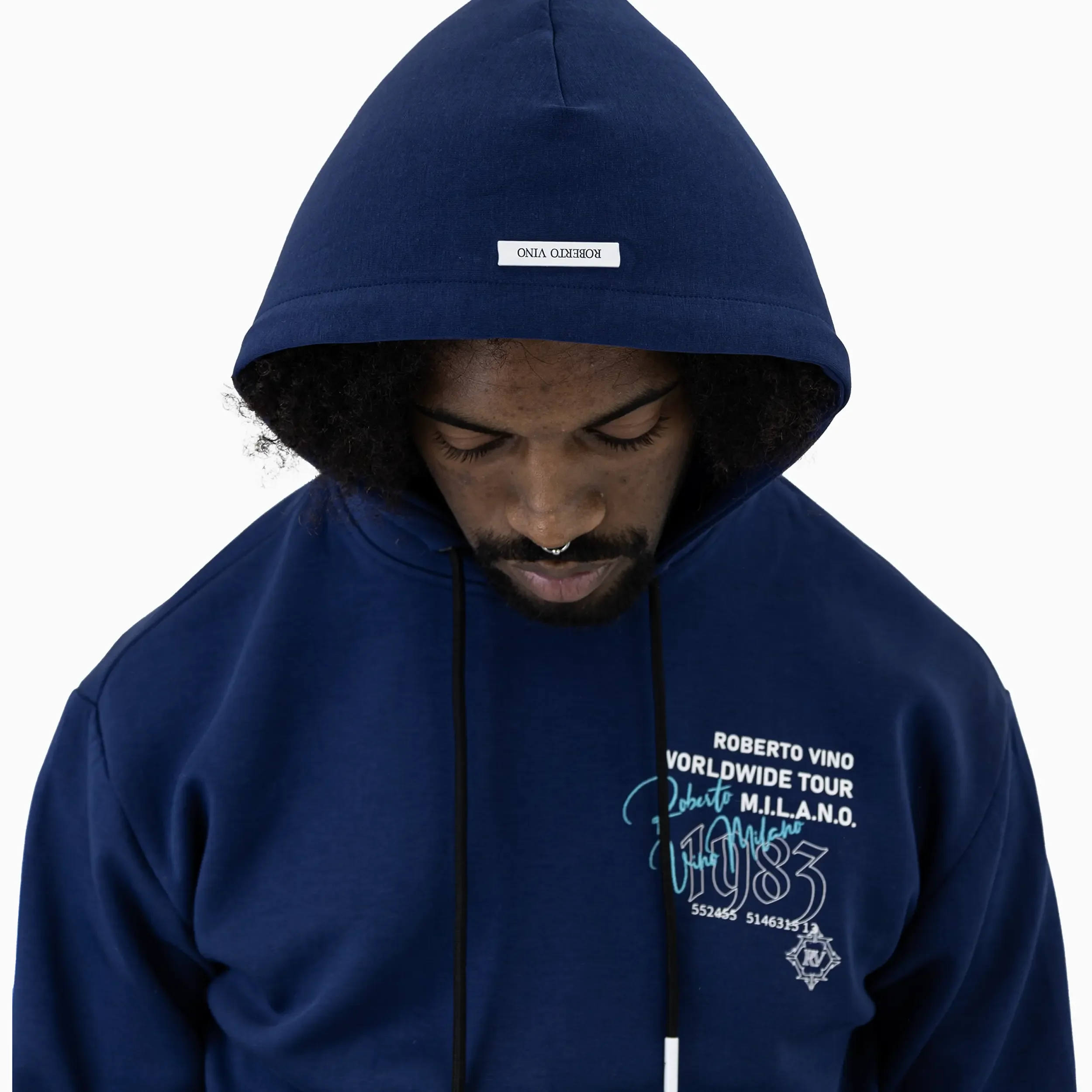 Men's World Wide Hoodie - Image 3