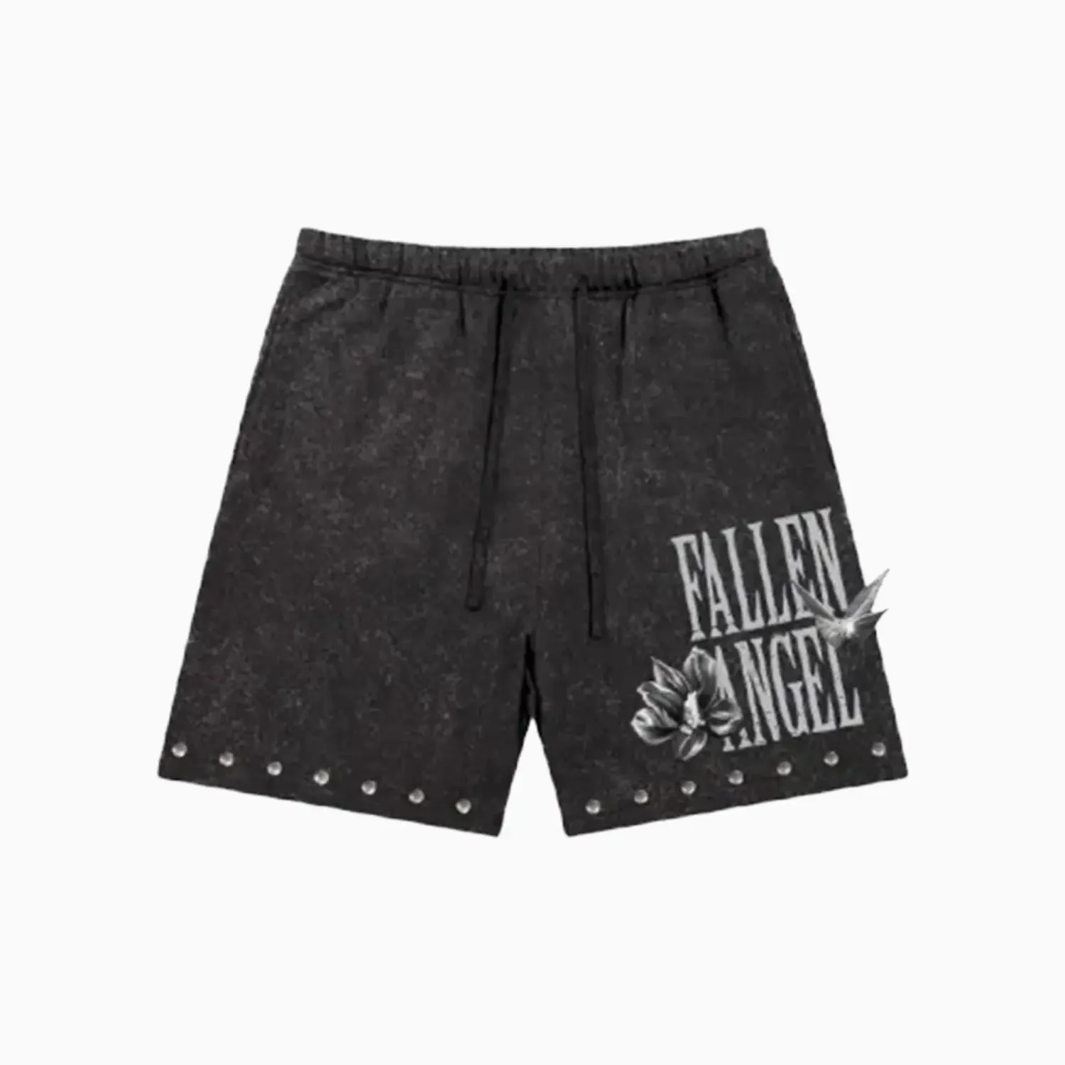 Men's Fallen Angel Enzyme Washed Studded Outfit - Image 3
