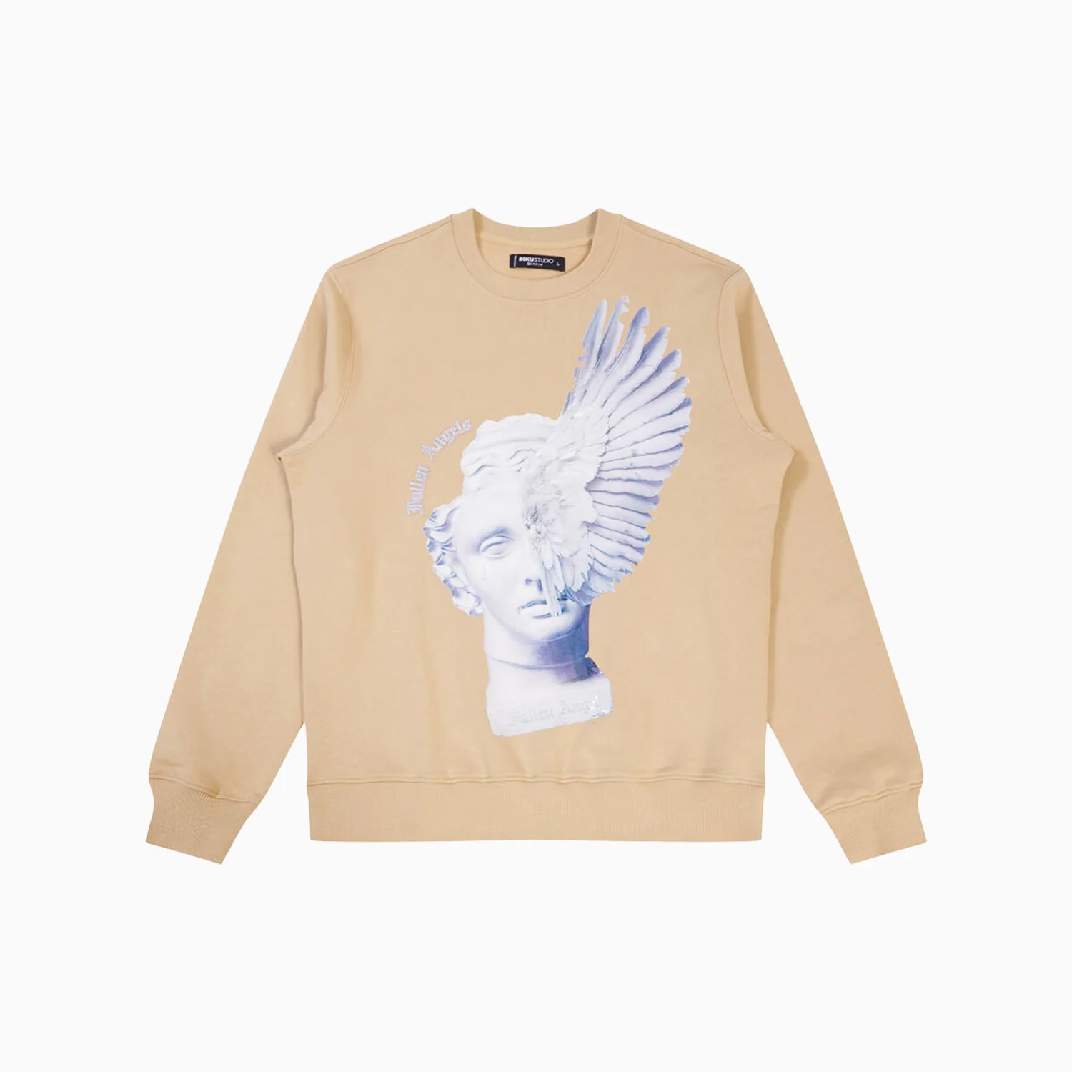 Men's Fallen Angel Sculpture Sweatshirt - Image 2