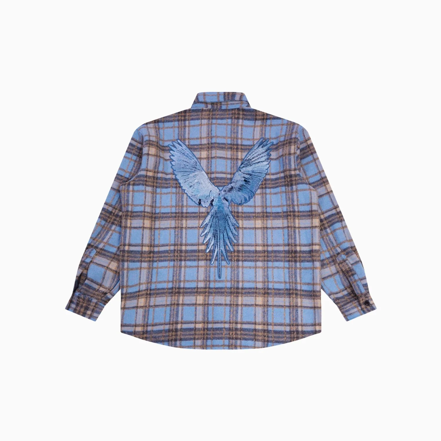 Men's Peace Heavy Flannel Shirt - Image 4
