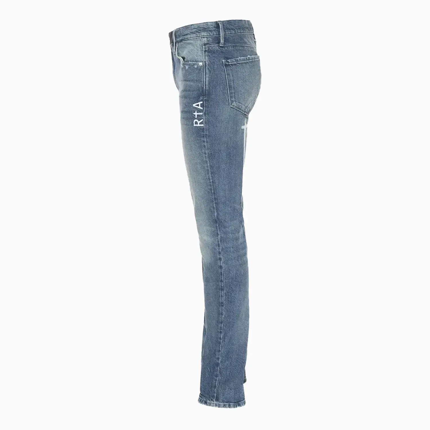 Men's Bryant Cross Embroidery Denim Pant - Image 3