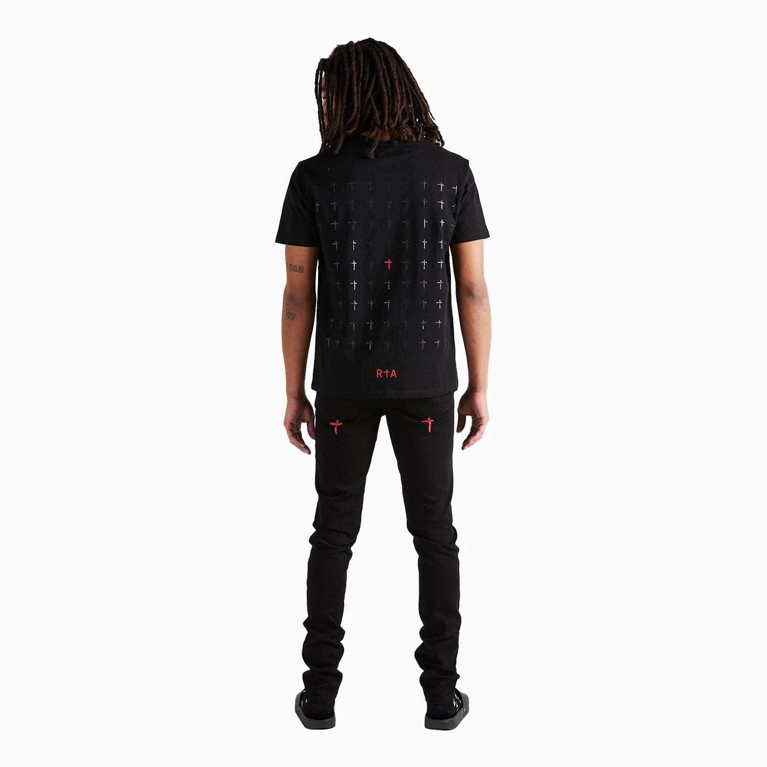 Men's Liam R.I.P. Cross T-Shirt - Image 7