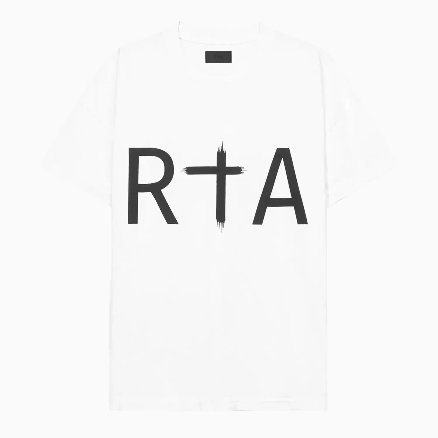 Men's Short Sleeve Black Logo T-Shirt - Image 2