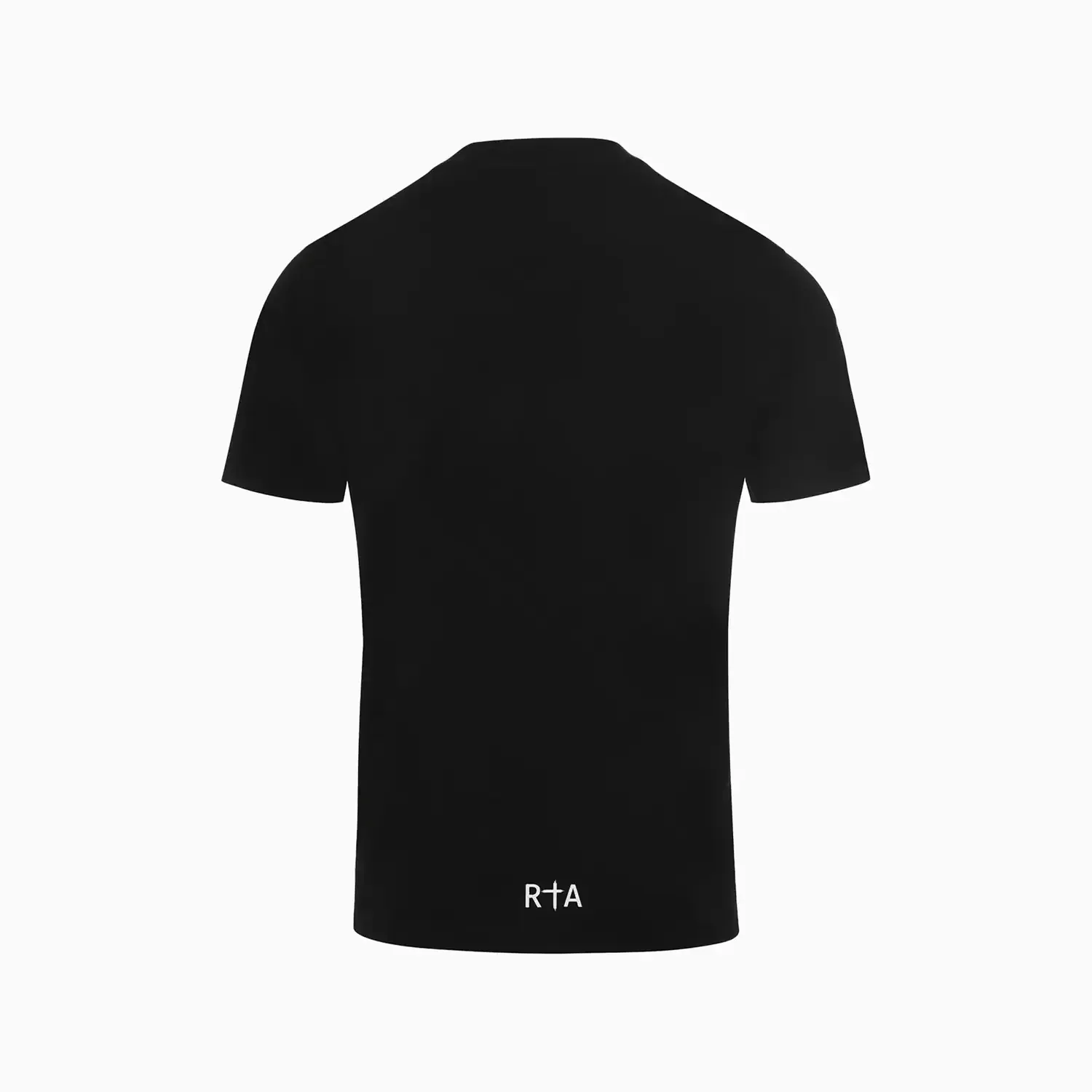 Men's Short Sleeve White Logo T-Shirt - Image 4
