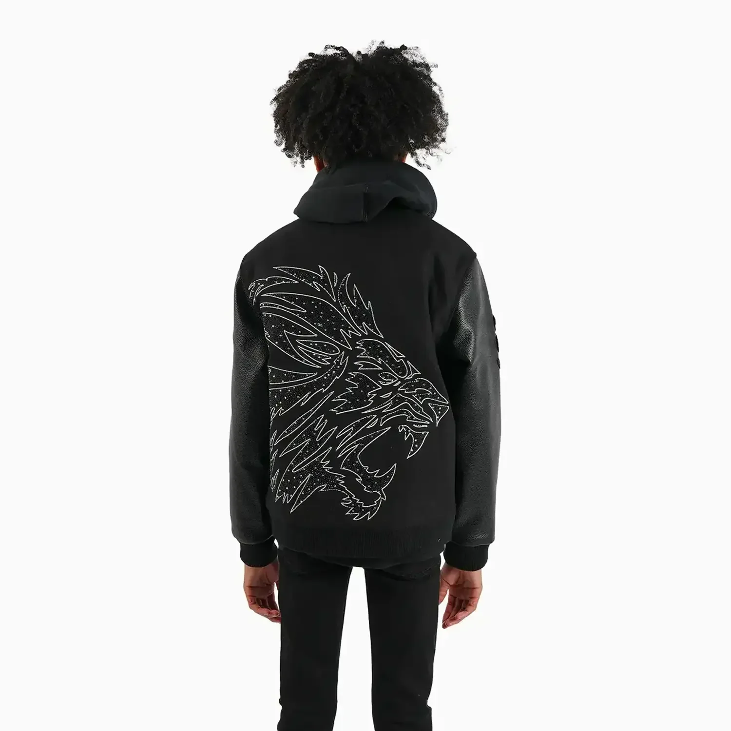 Kid's Beast Wool Varsity Jacket - Image 2