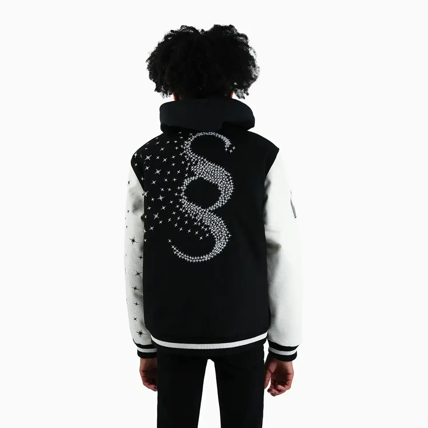 Kid's Faded Wool Varsity Jacket - Image 2