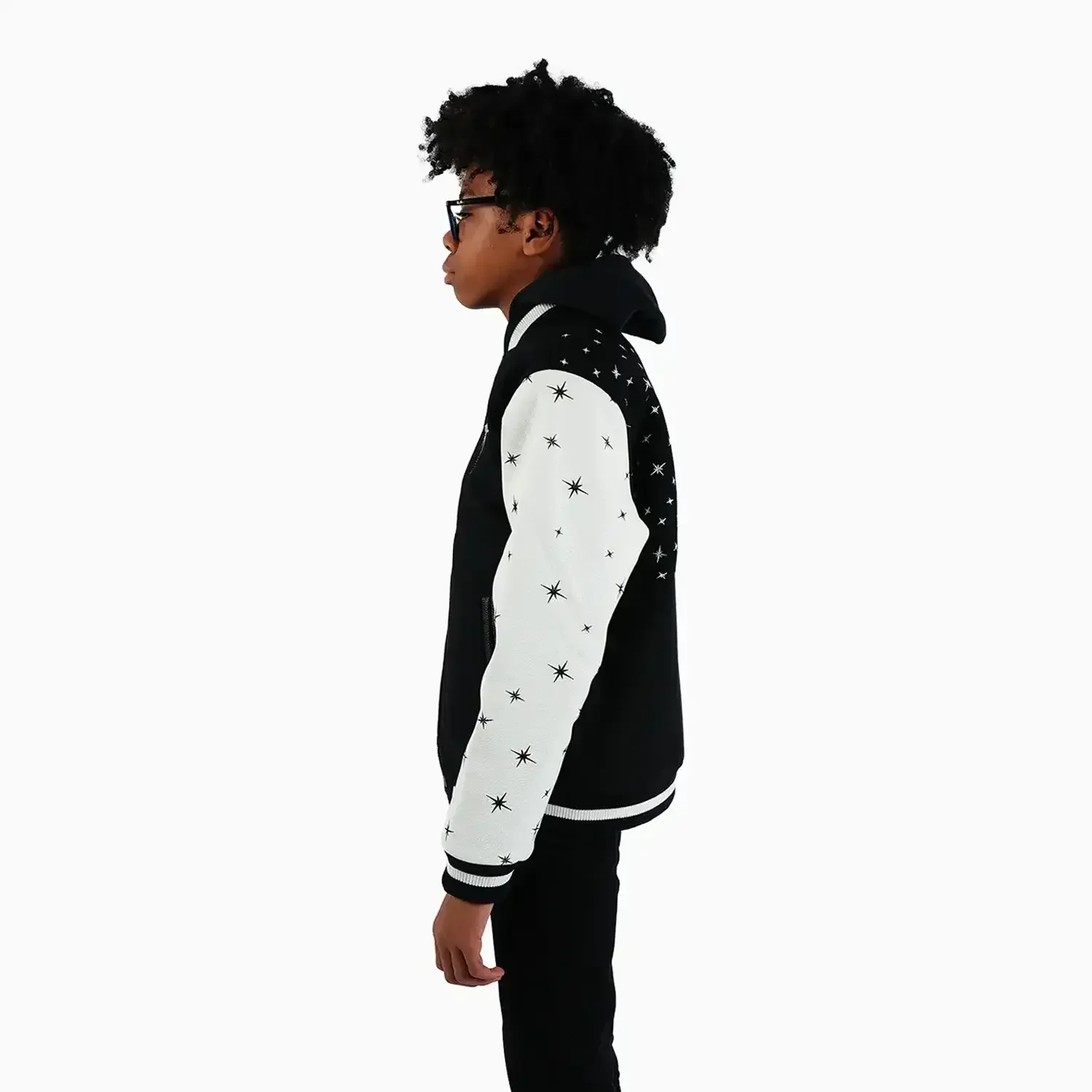 Kid's Faded Wool Varsity Jacket - Image 3