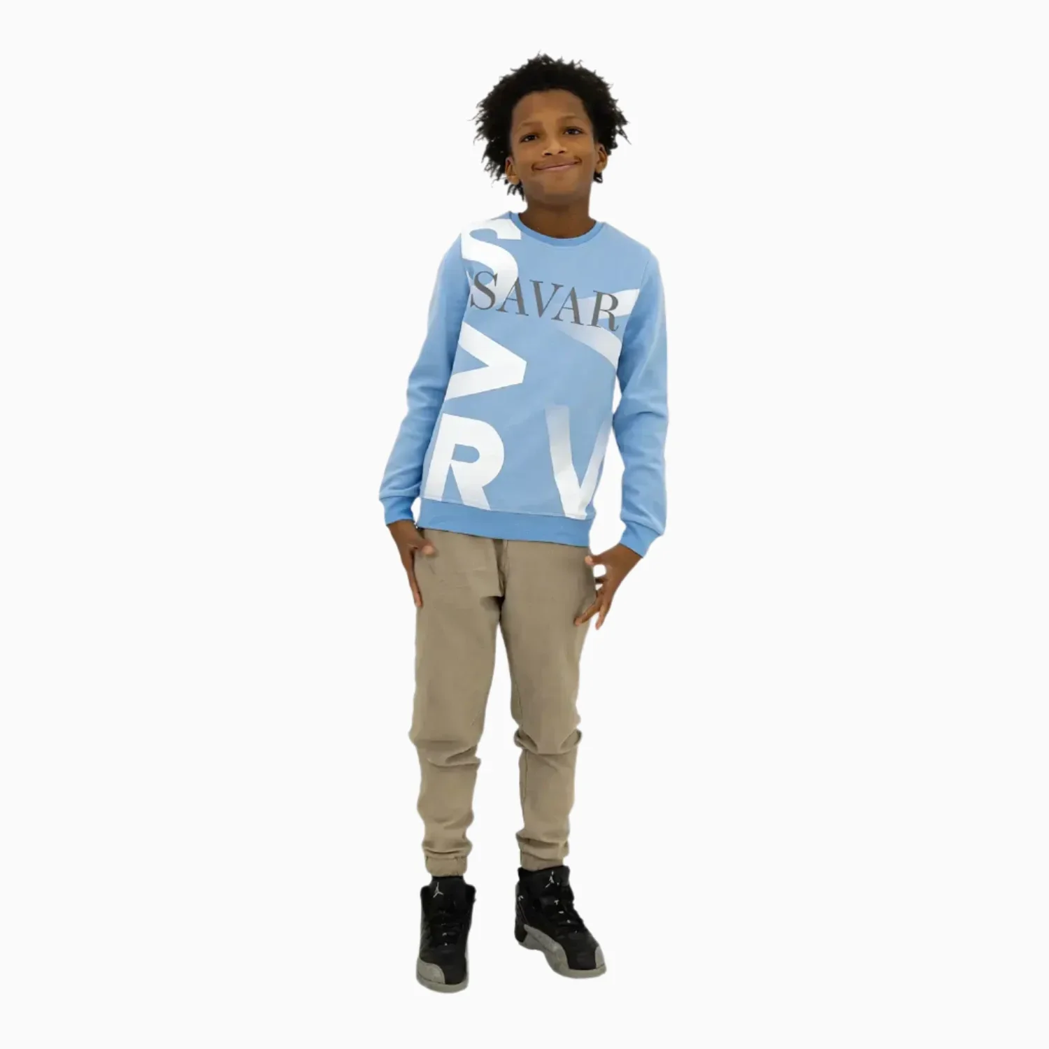 Kid's Gradient Crew Neck Sweatshirt - Image 3