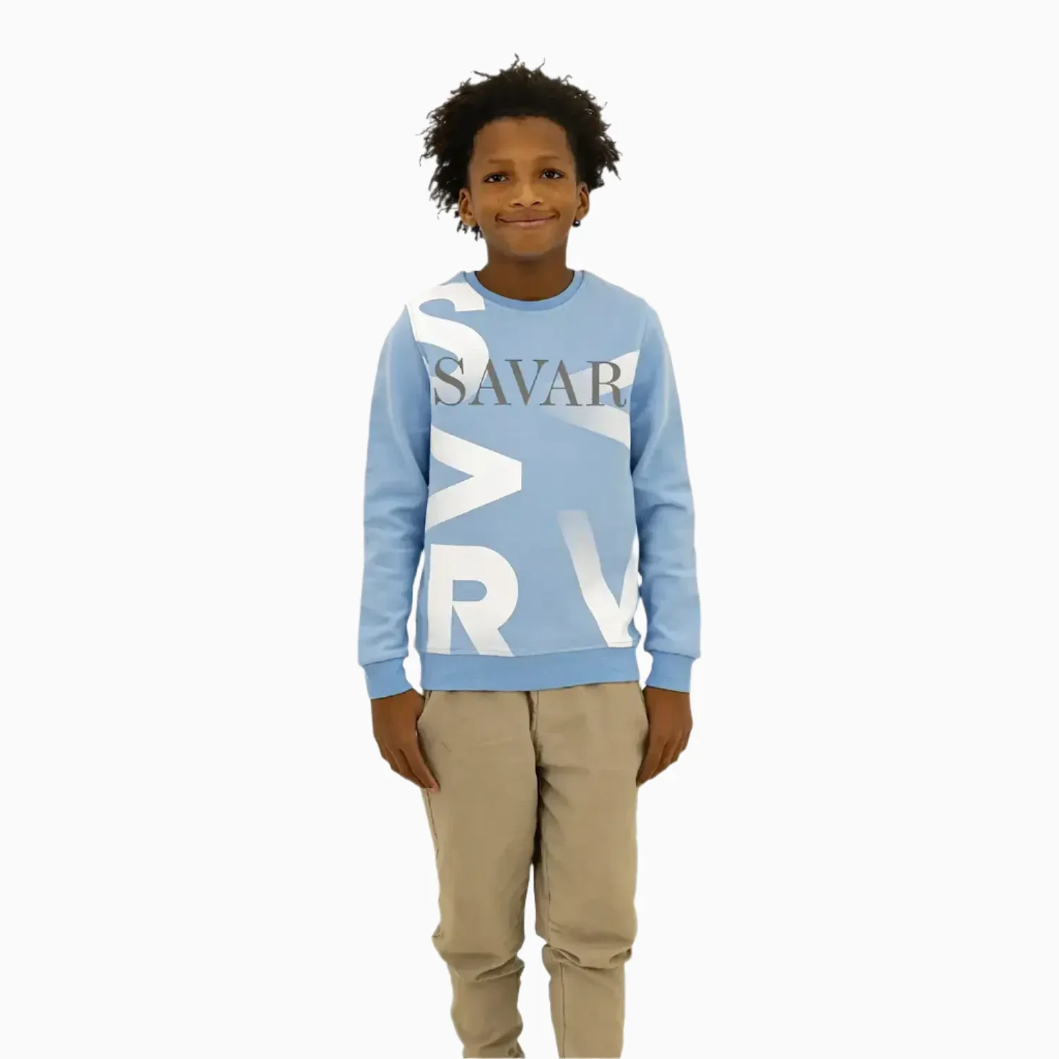 Kid's Gradient Crew Neck Sweatshirt - Image 4