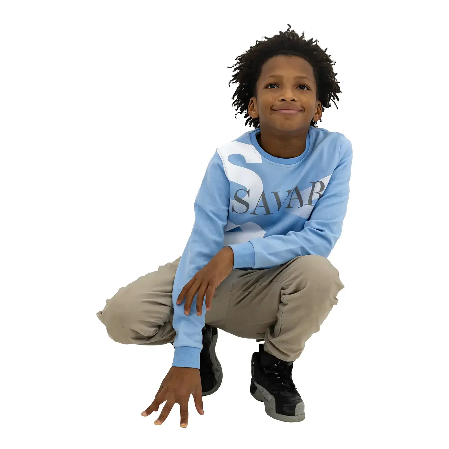 Kid's Gradient Crew Neck Sweatshirt - Image 5