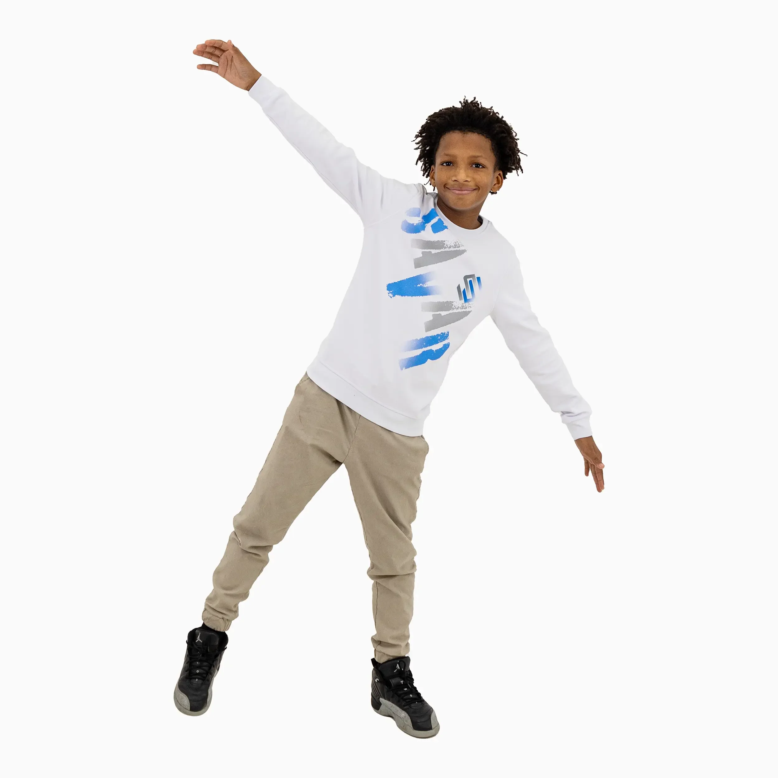 Kid's Graffiti Pulse Crew Neck Sweatshirt - Image 3