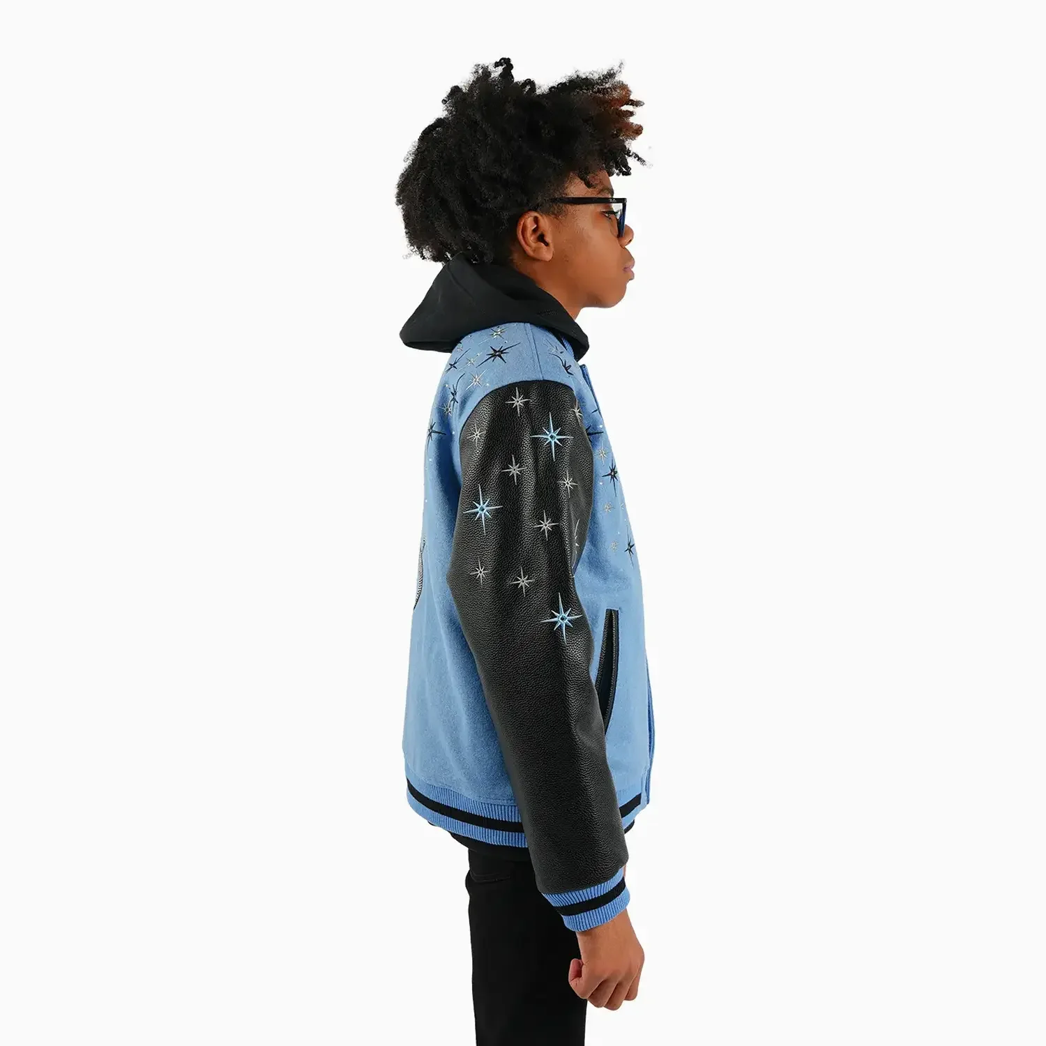 Kid's Starlight Wool Varsity Jacket - Image 3