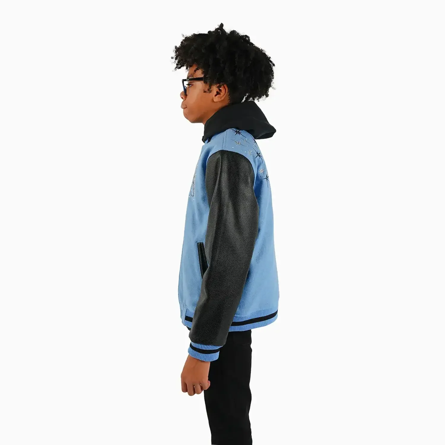Kid's Starlight Wool Varsity Jacket - Image 4