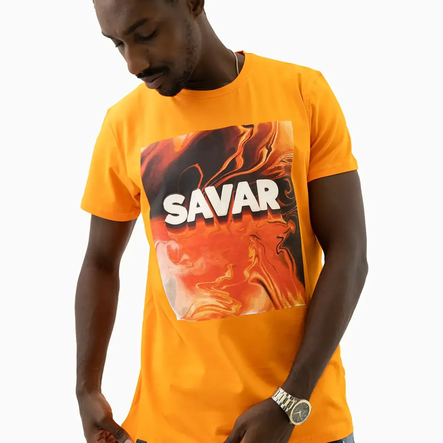 Men's Abstract Graphic Short Sleeve T-Shirt - Image 5