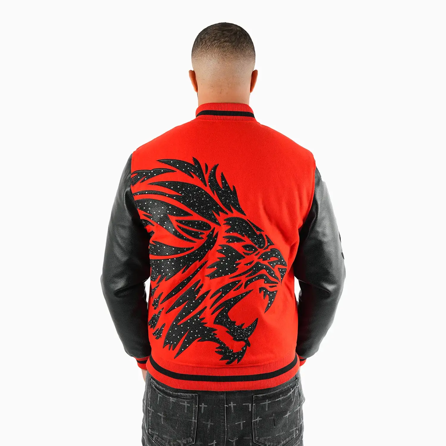 Men's Beast Wool Varsity Jacket - Image 2