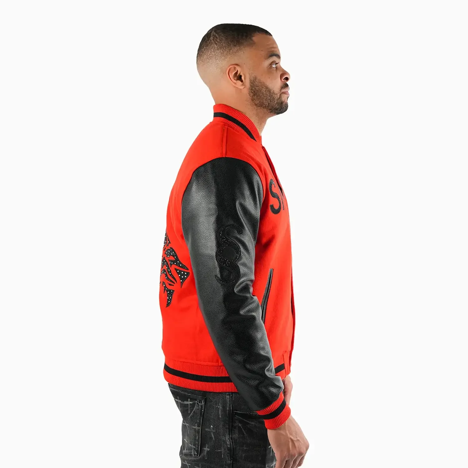 Men's Beast Wool Varsity Jacket - Image 4