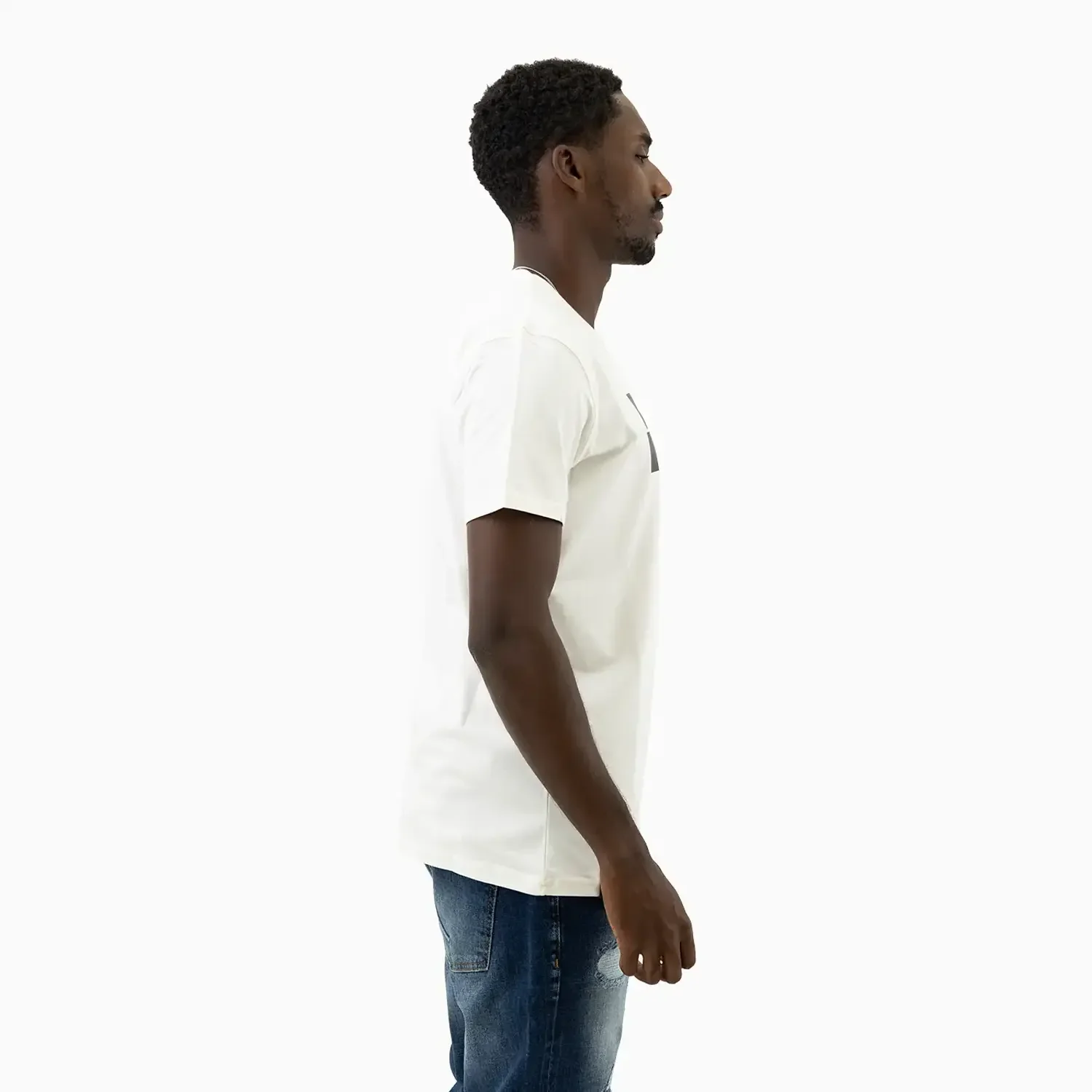 Men's Black Rules Outline Crew Neck T-Shirt - Image 11