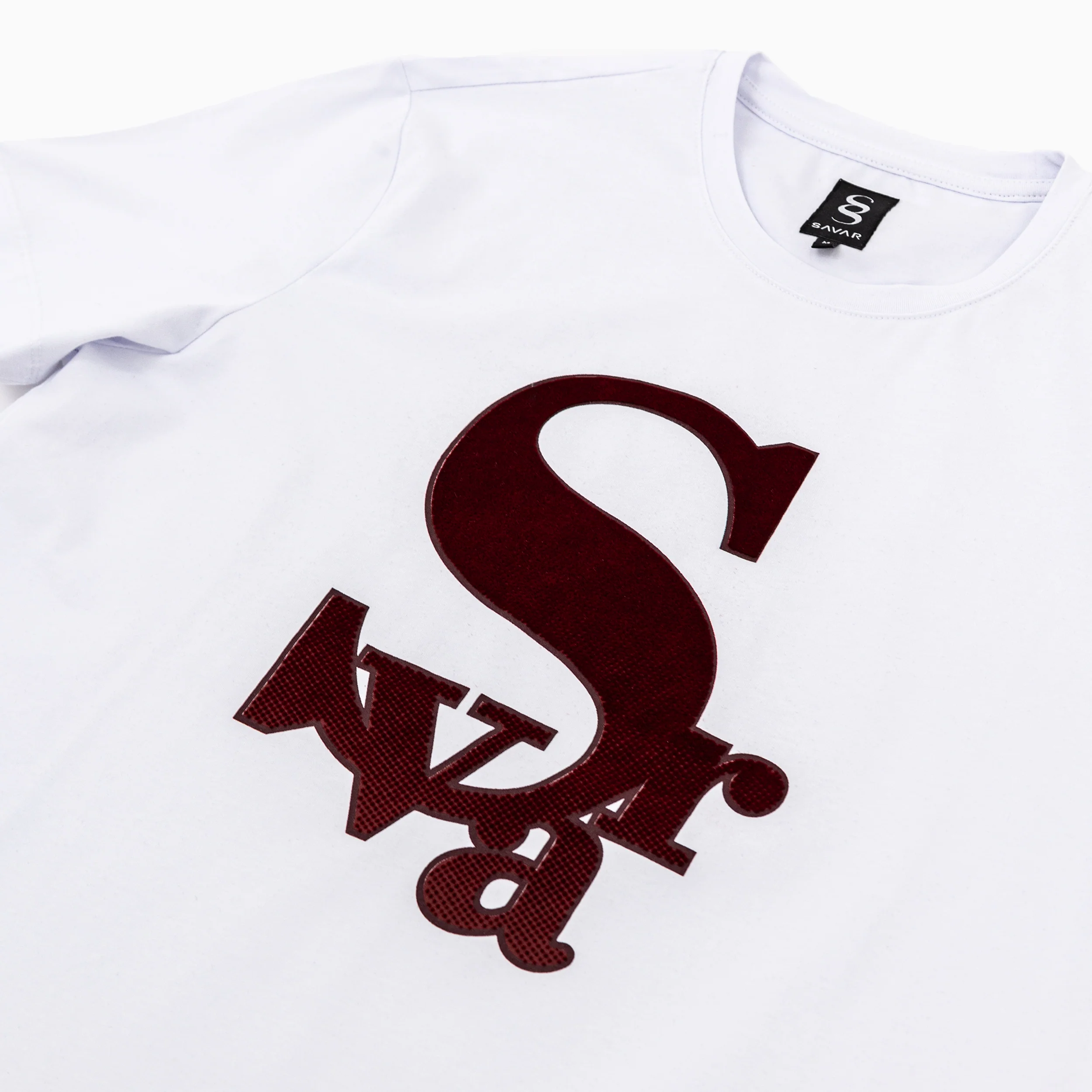 Men's Chenille Patch Short Sleeve T-Shirt - Image 14
