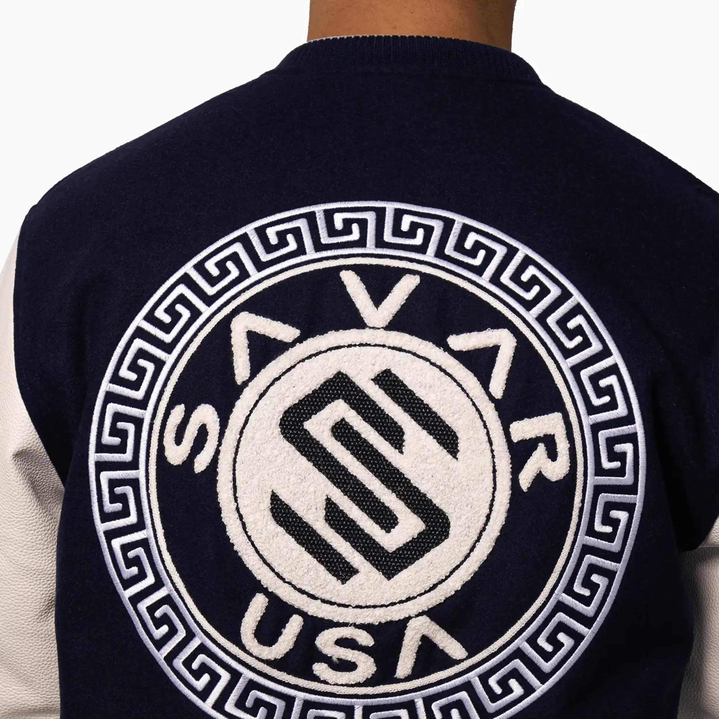Men's Circle Wool Varsity Jacket - Image 3