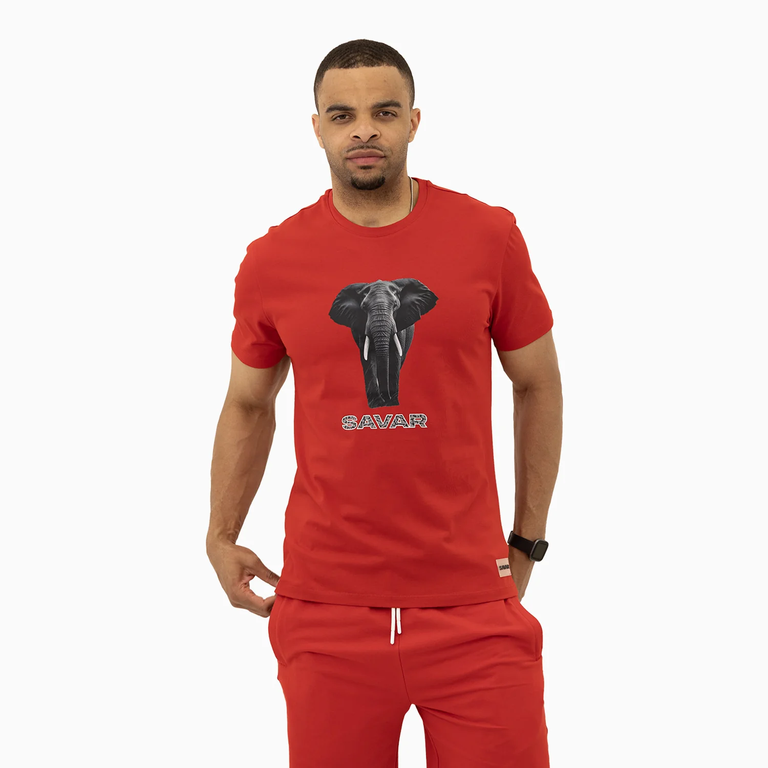Men's Elephant Logo Short Sleeve T-Shirt - Image 4