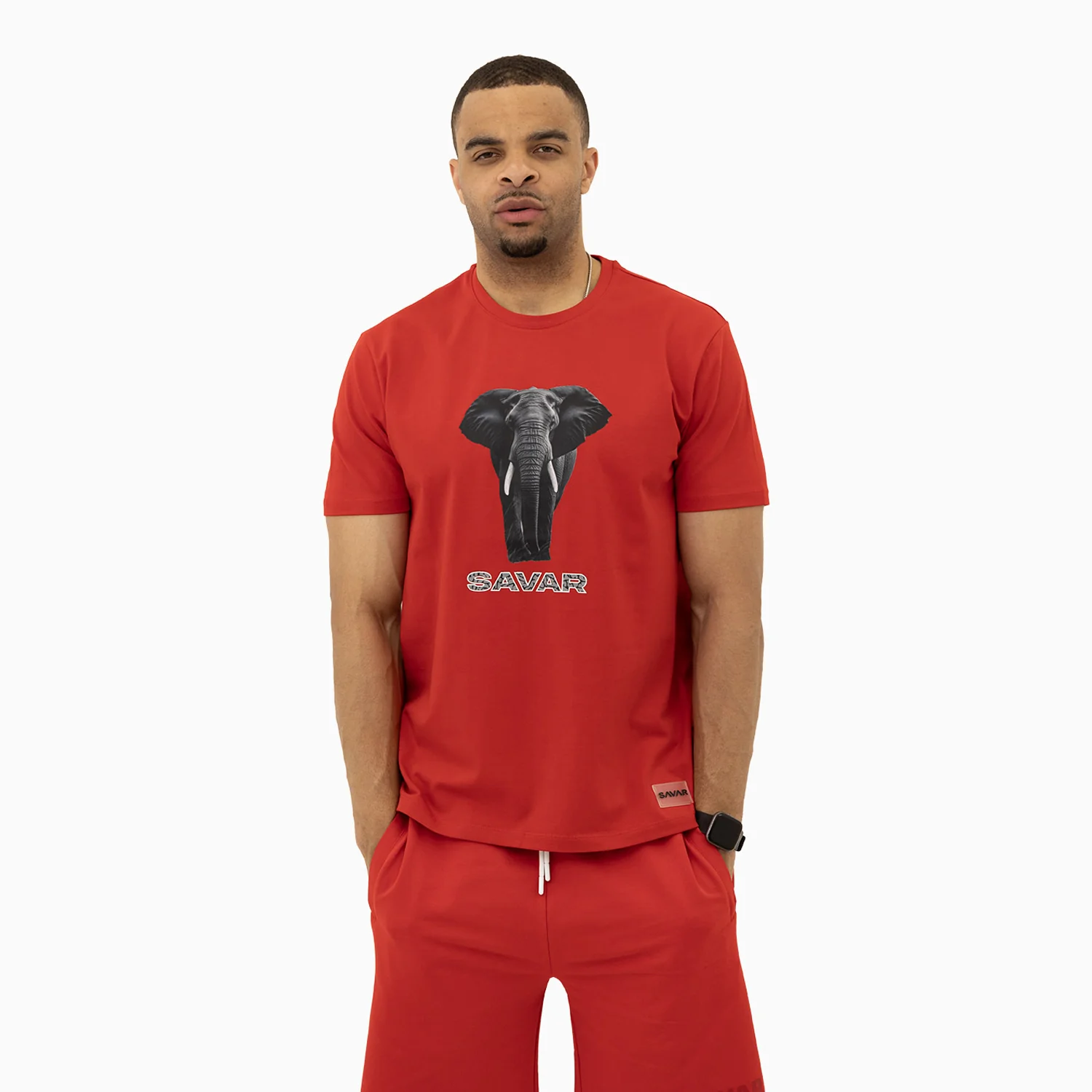 Men's Elephant Logo Short Sleeve T-Shirt - Image 5