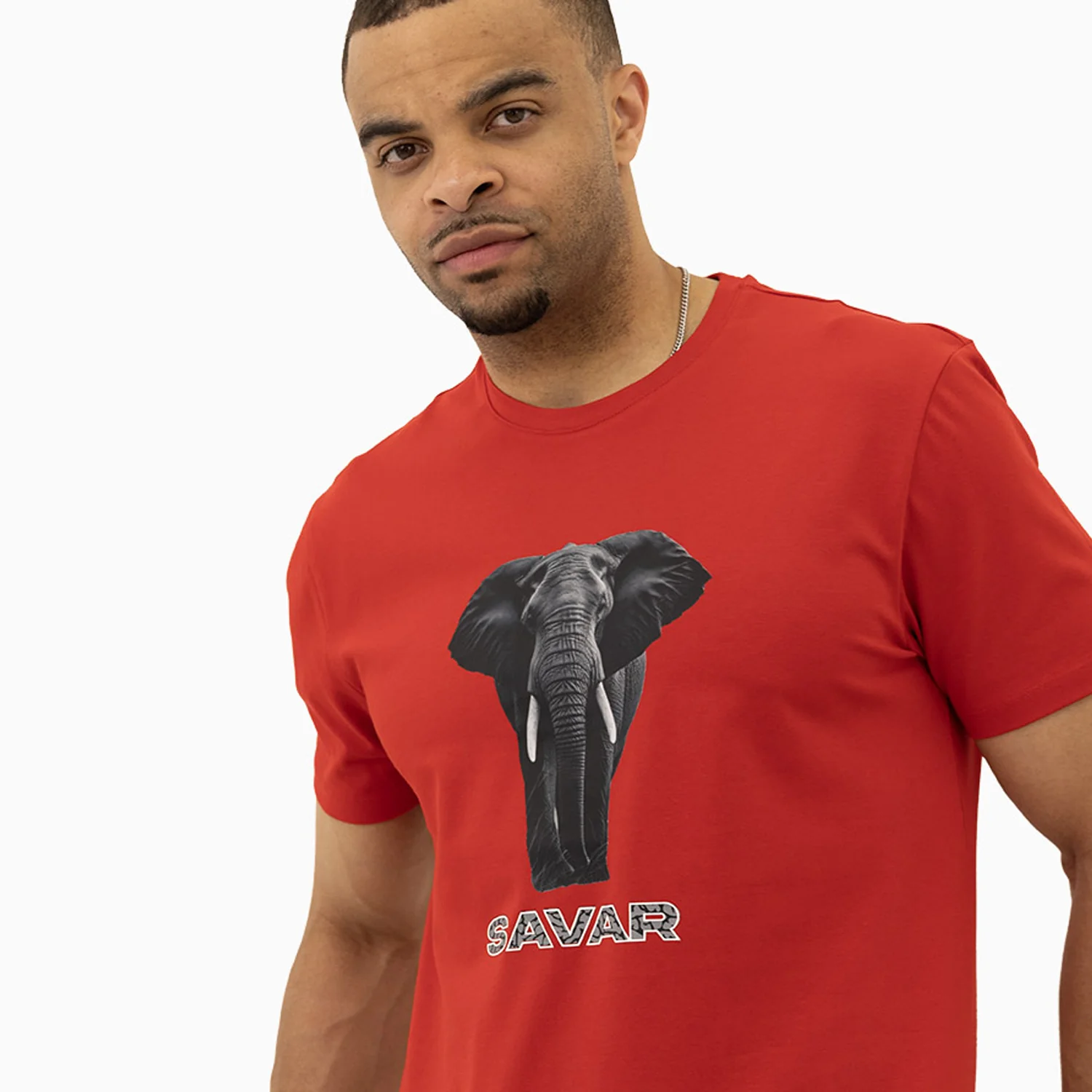 Men's Elephant Logo Short Sleeve T-Shirt - Image 6