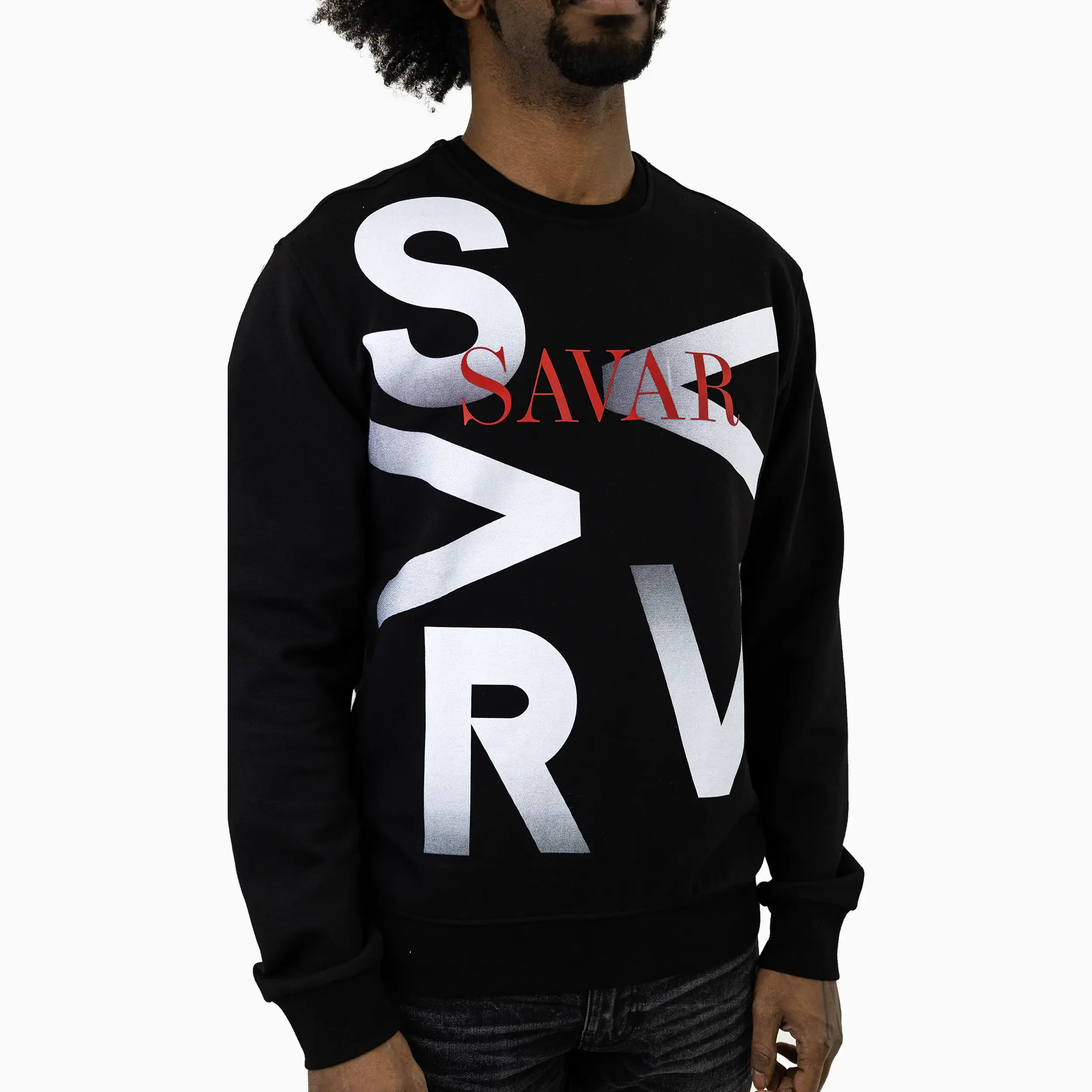 Men's Gradient Crew Neck Sweatshirt - Image 3