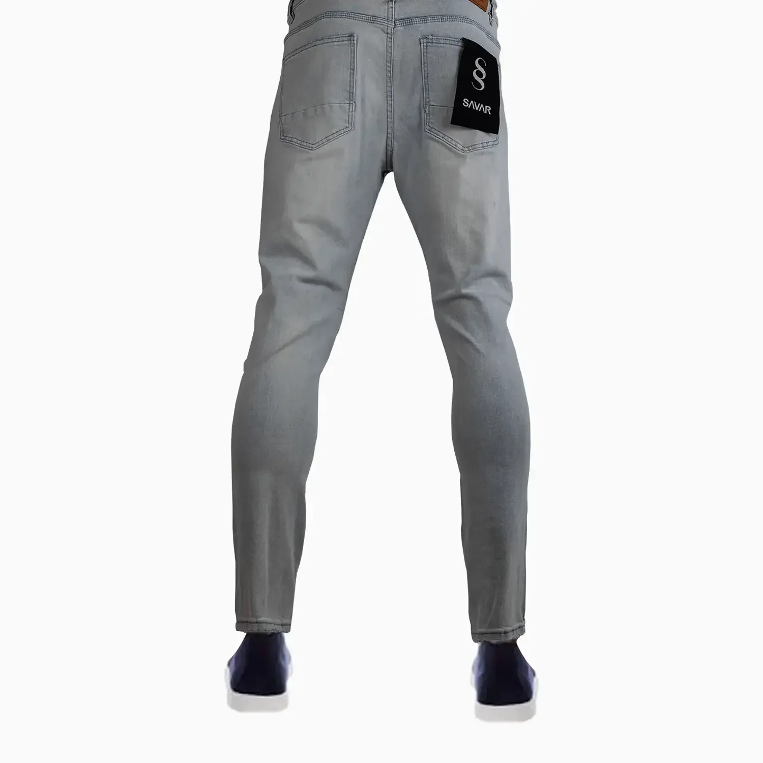 Men's Slim Fit Plain Jeans Pant - Image 2