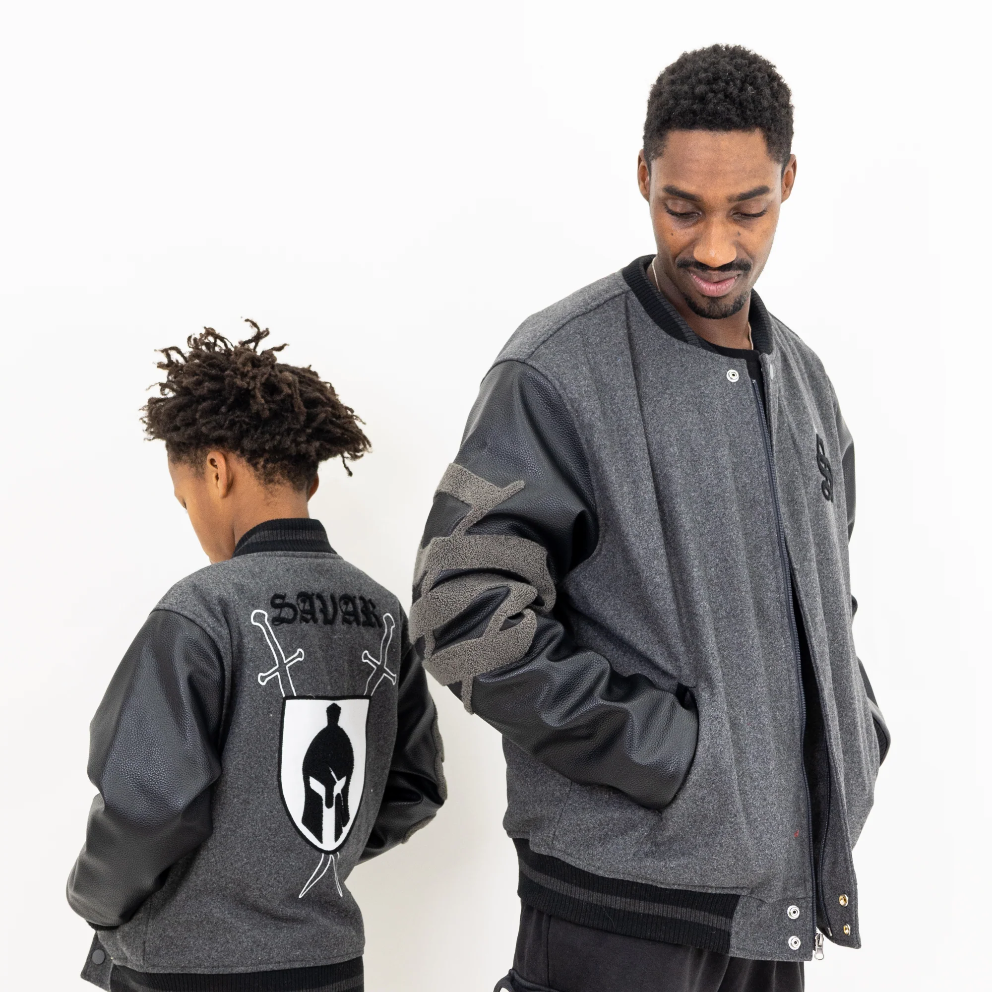 Men's Shield Wool Varsity Jacket - Image 6