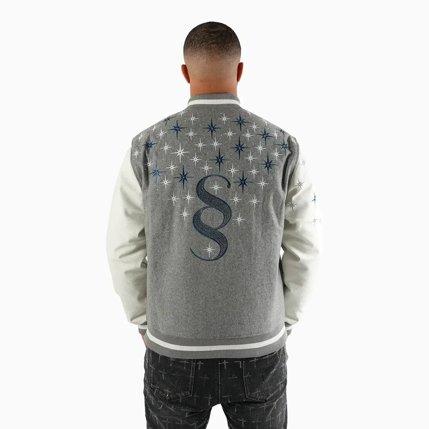 Men's Starlight Wool Varsity Jacket - Image 2