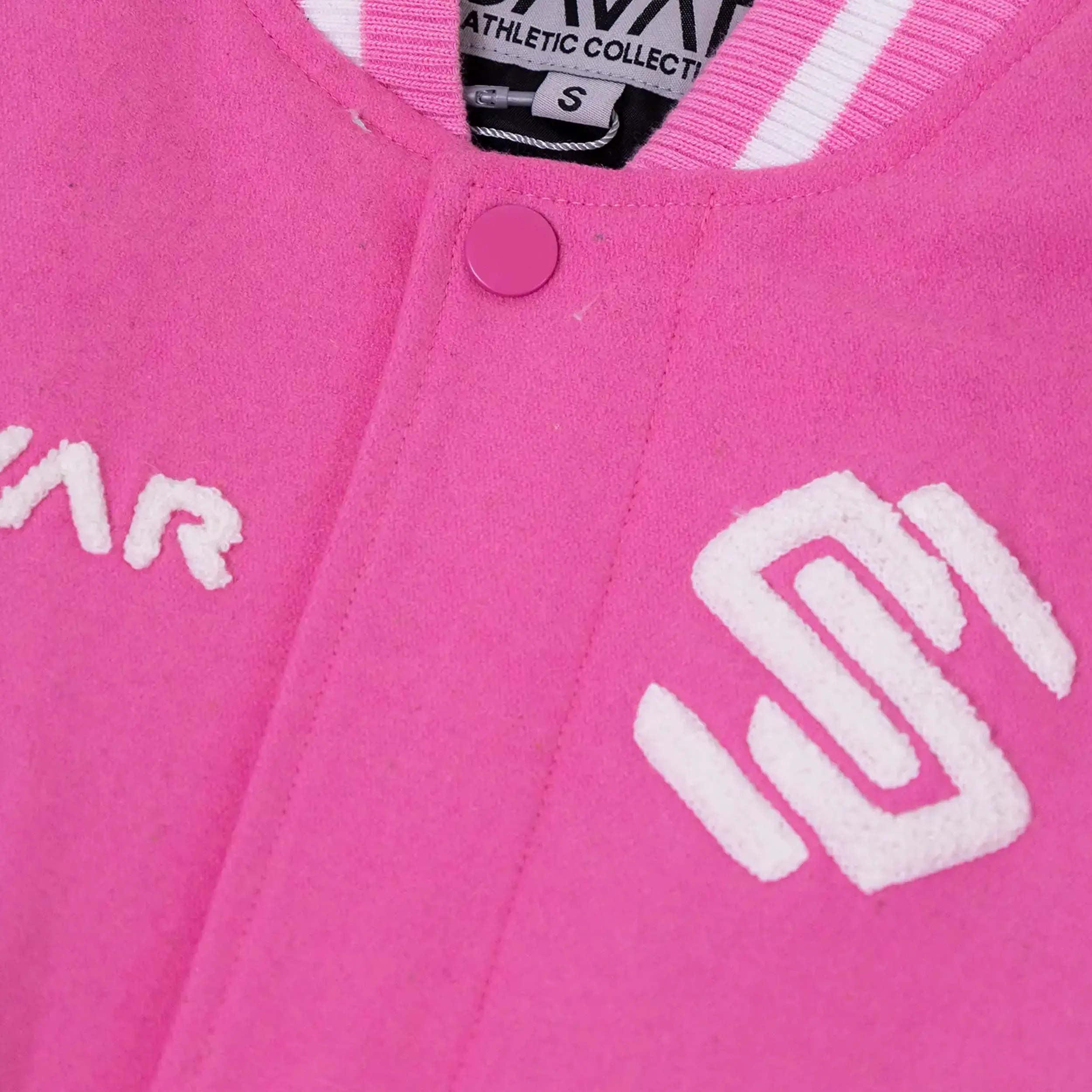 Women's Circle Wool Varsity Jacket - Image 9