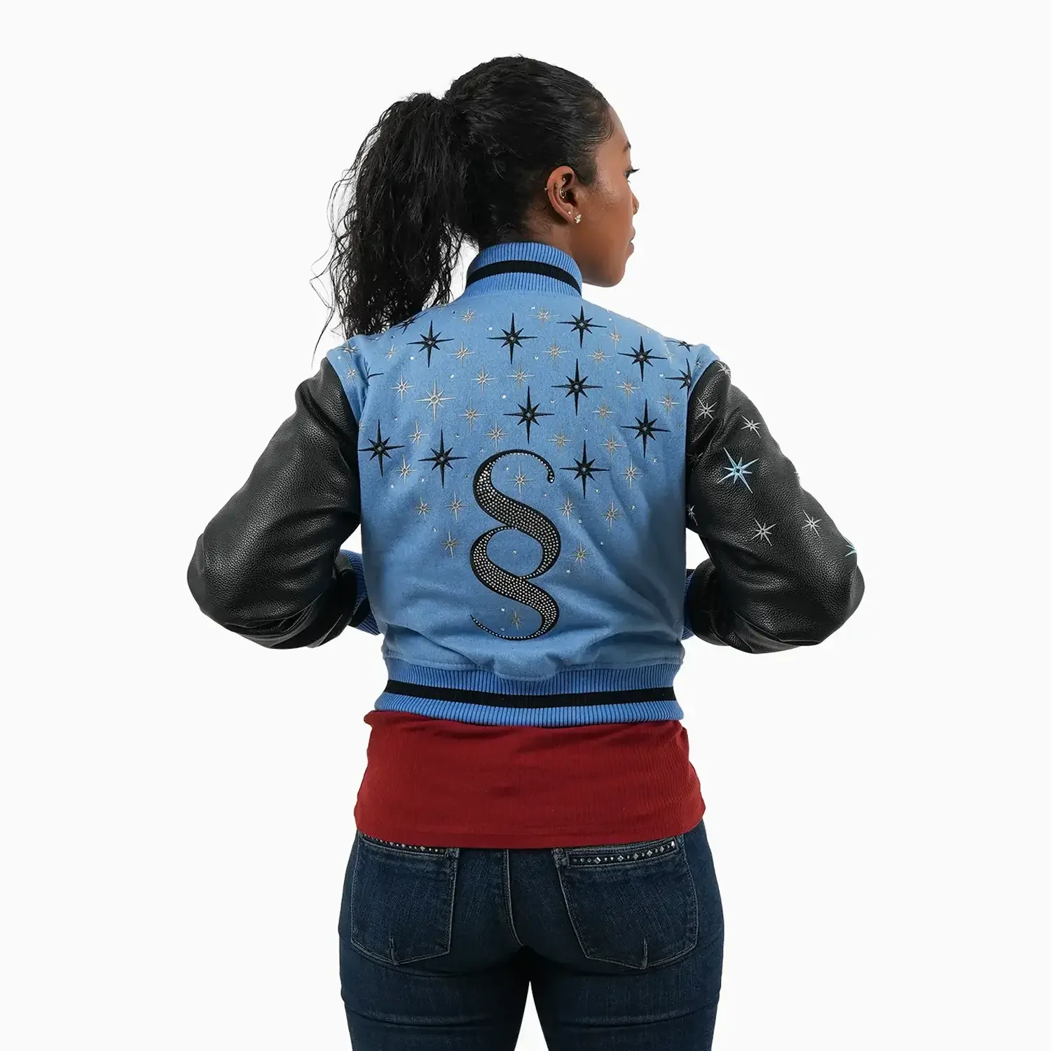 Women's Starlight Wool Varsity Jacket - Image 2