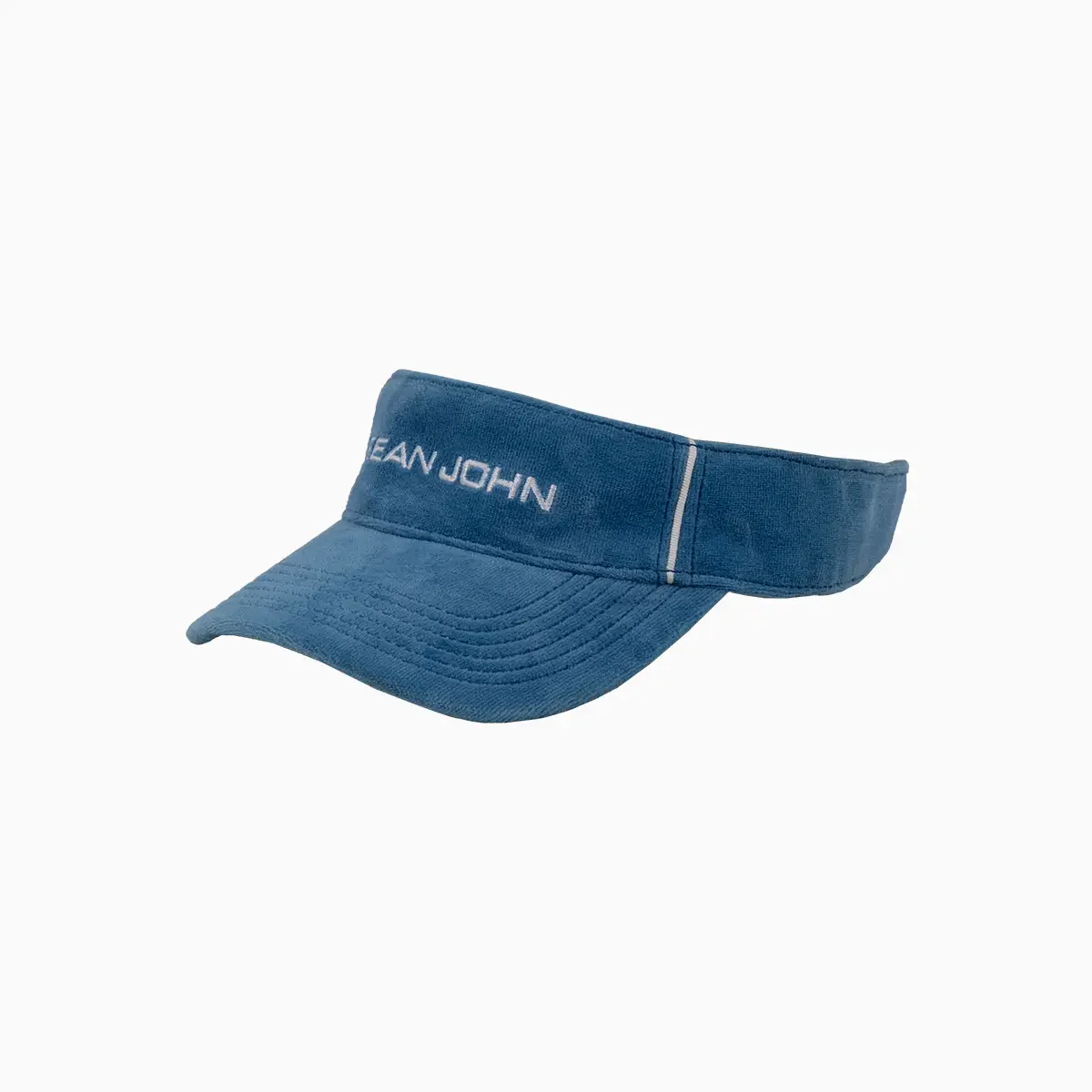 Bold Embroidered Logo Adjustable Sports Visor - Image 2