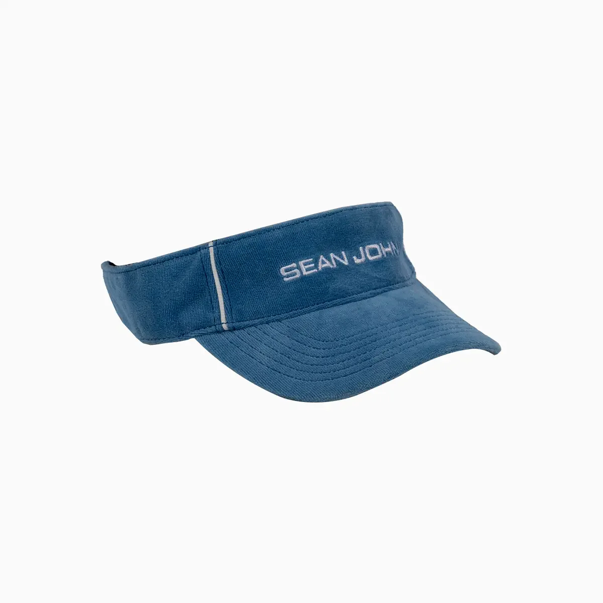Bold Embroidered Logo Adjustable Sports Visor - Image 3