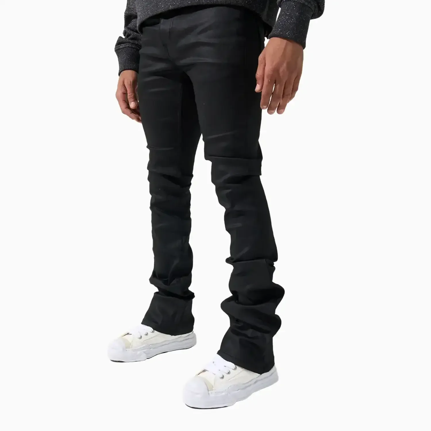 Men's Caviar Wax Stacked Jeans Pant - Image 3