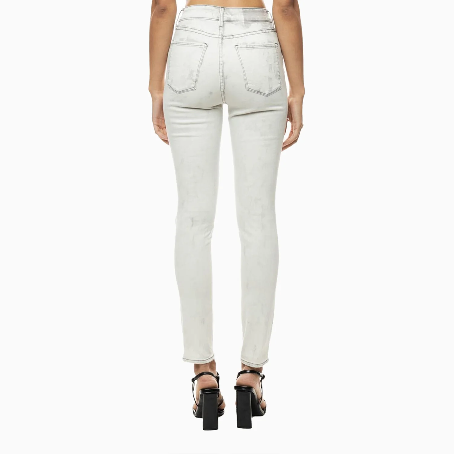 Women's Heavy Wash Basic Skinny Denim Pant - Image 3