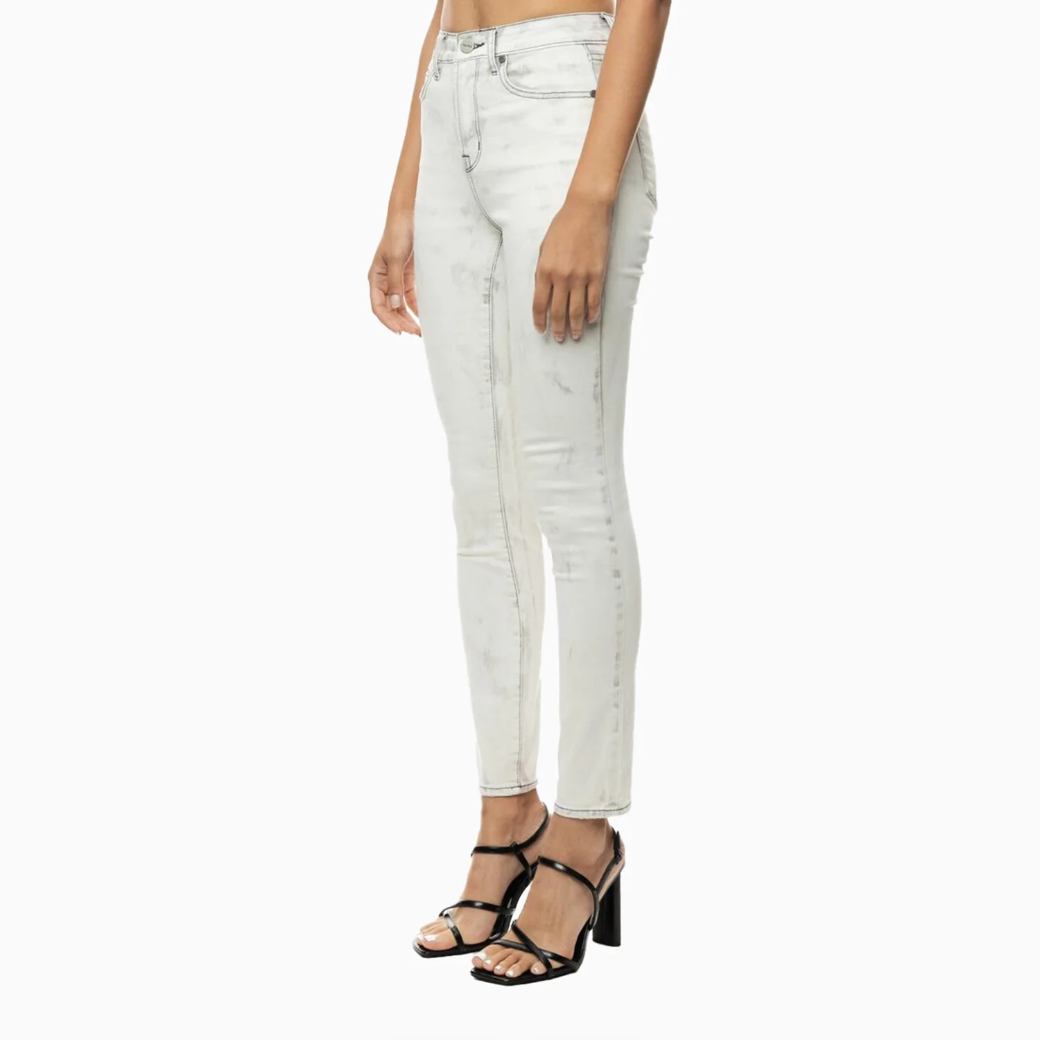 Women's Heavy Wash Basic Skinny Denim Pant - Image 4