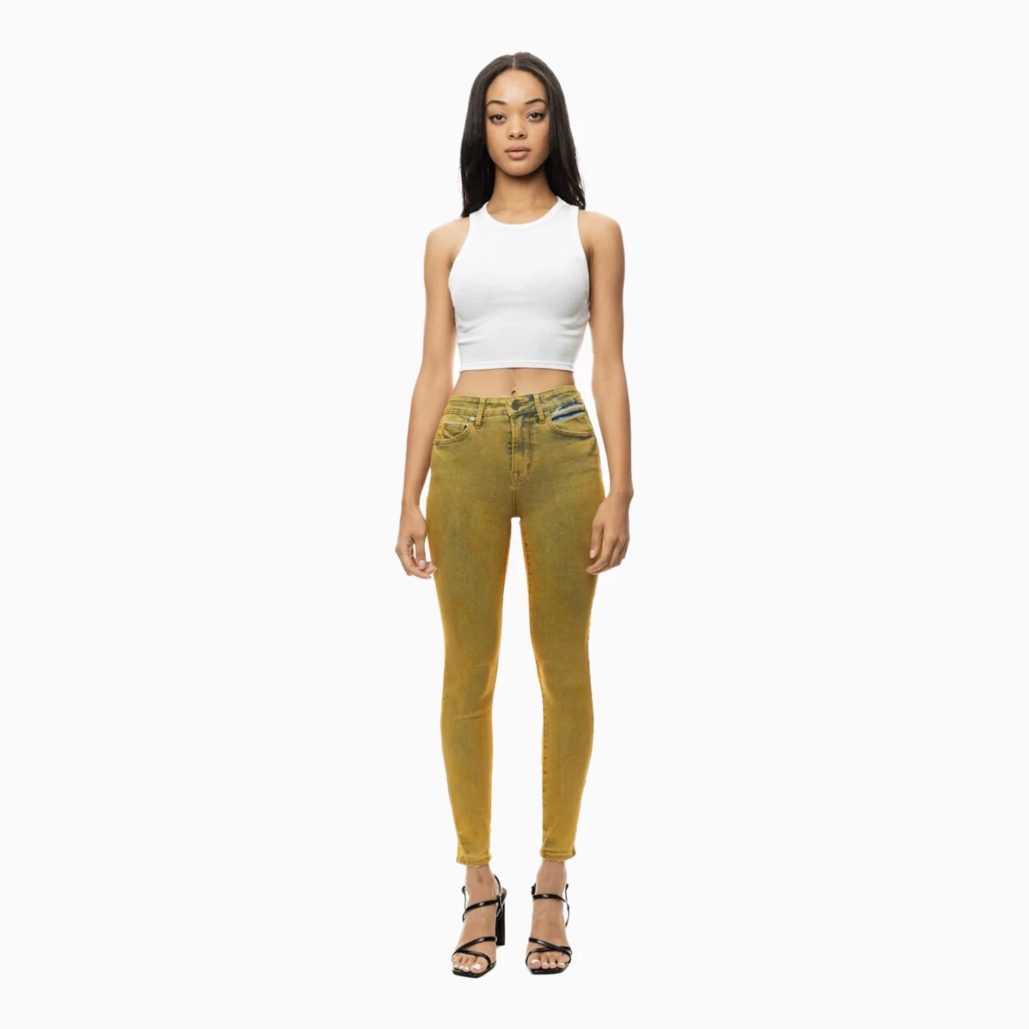 Women's Over Spray Fashion Denim Slim Pant - Image 5
