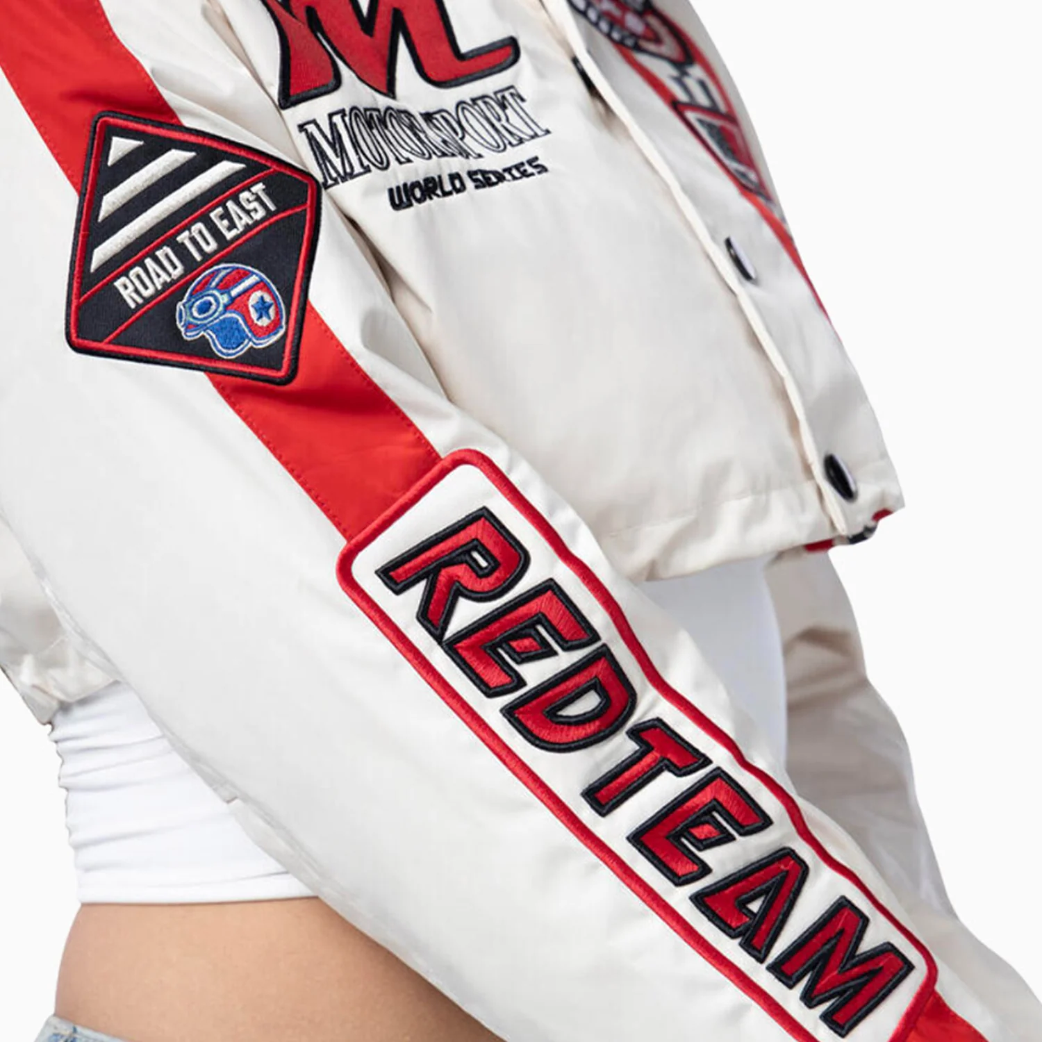 Women's Racing Cropped Light Jacket - Image 4