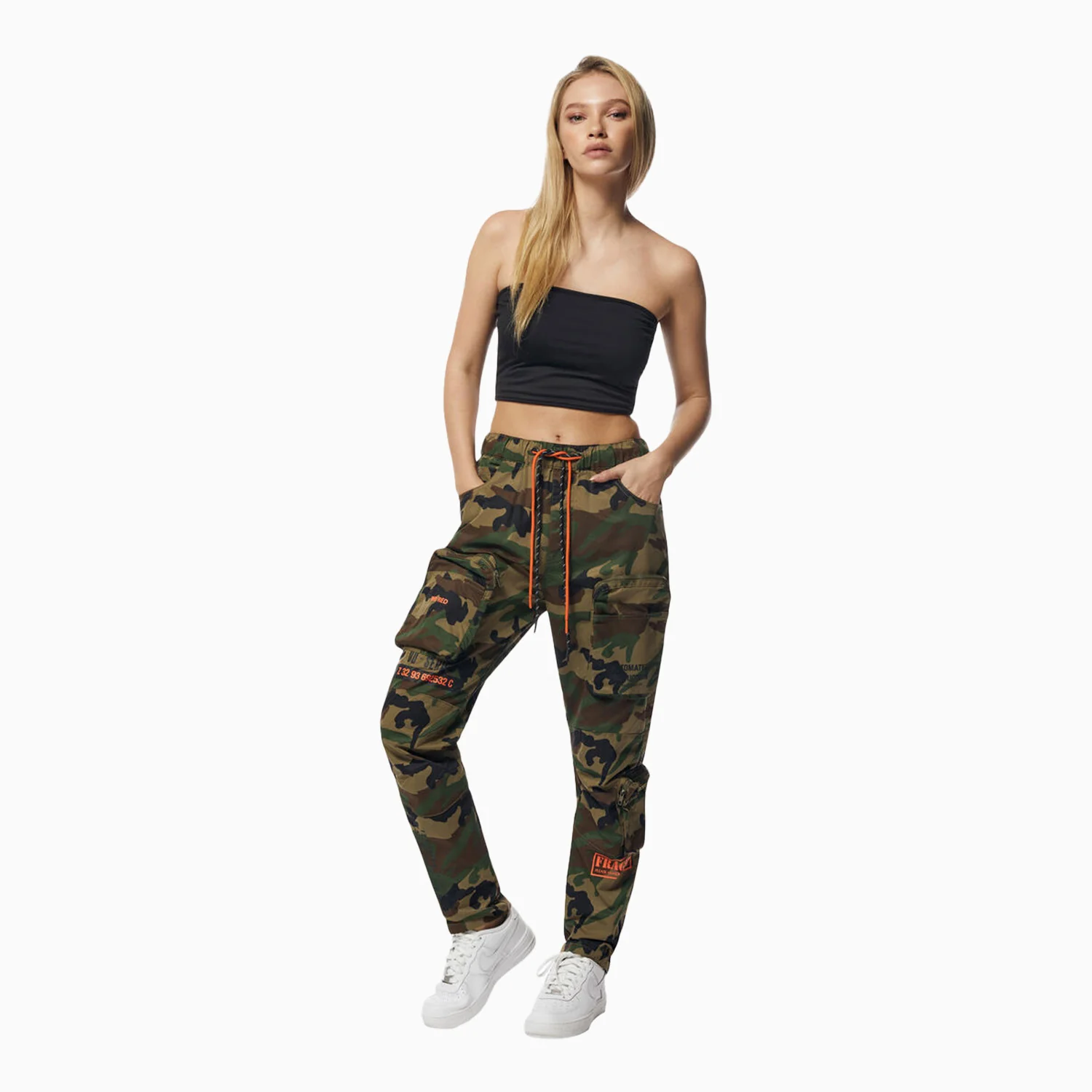 Women's Relaxed Utility Cropped Windbreaker Outfit - Image 10