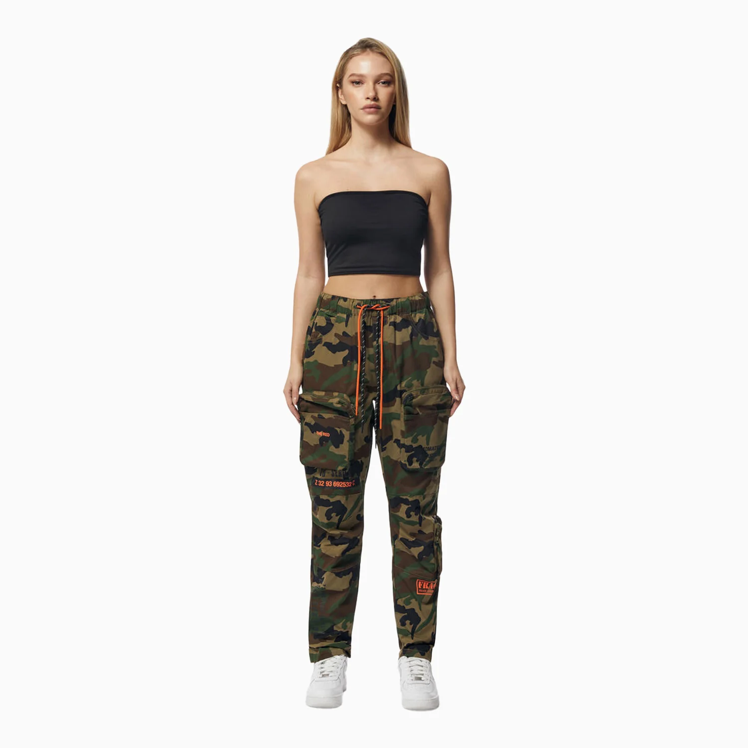 Women's Relaxed Utility Cropped Windbreaker Outfit - Image 4