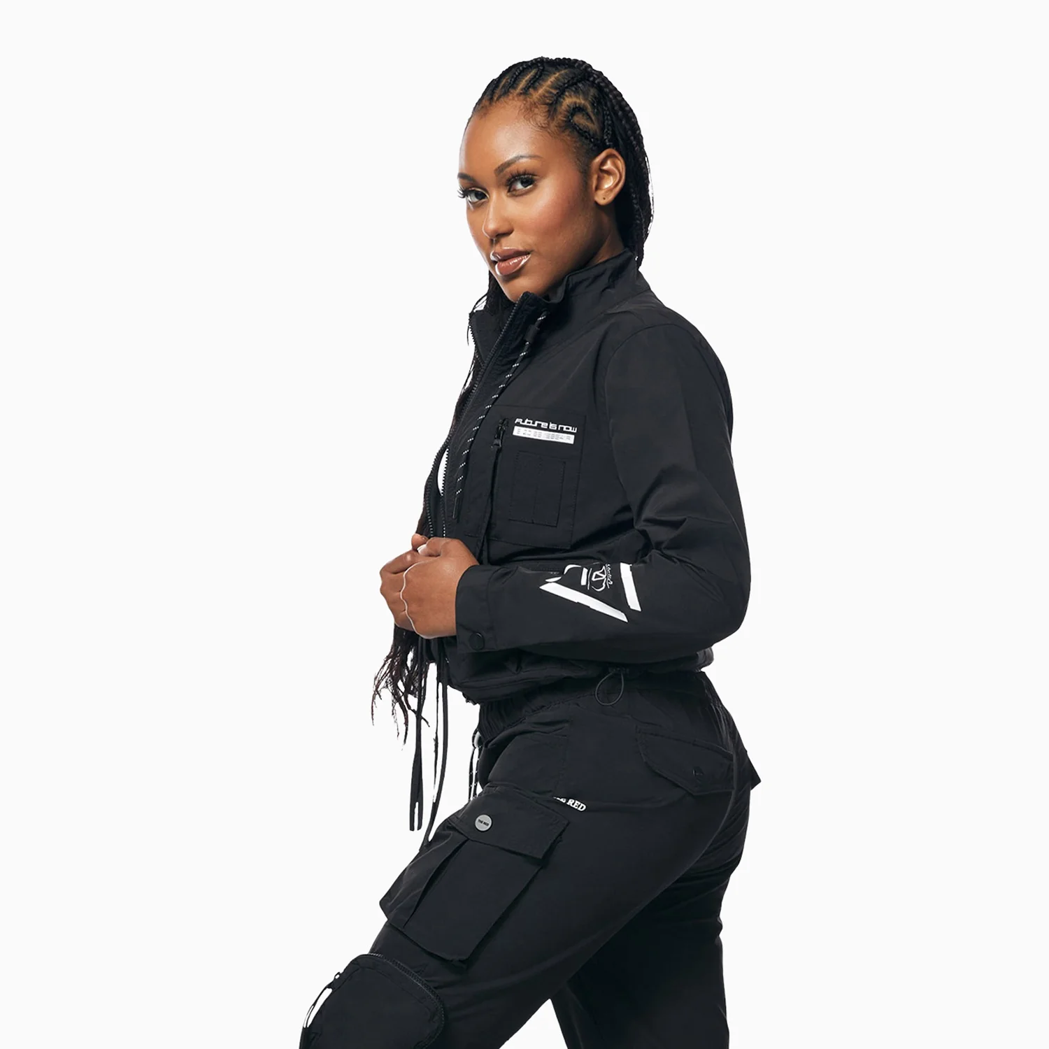 Women's Utility Windbreaker Outfit - Image 2