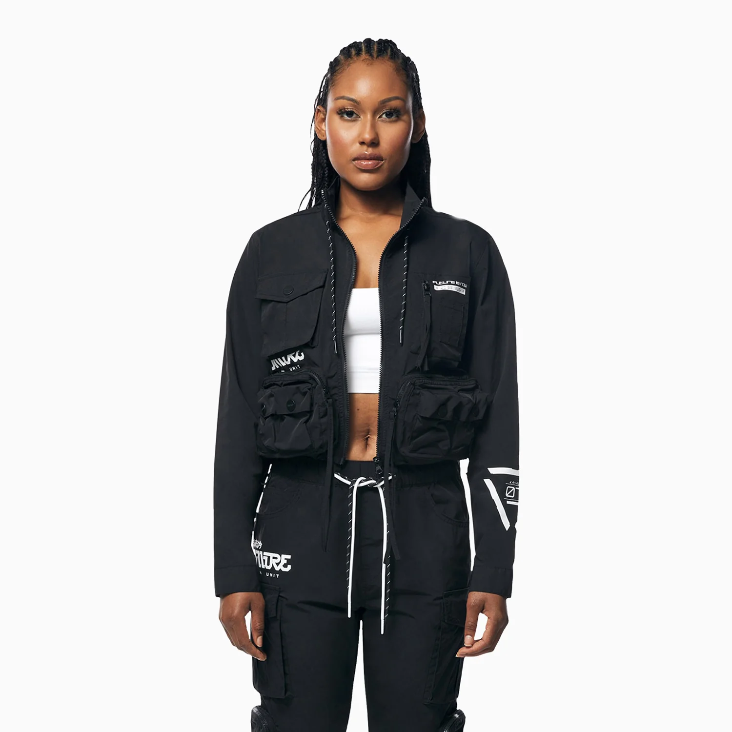 Women's Utility Windbreaker Outfit - Image 3
