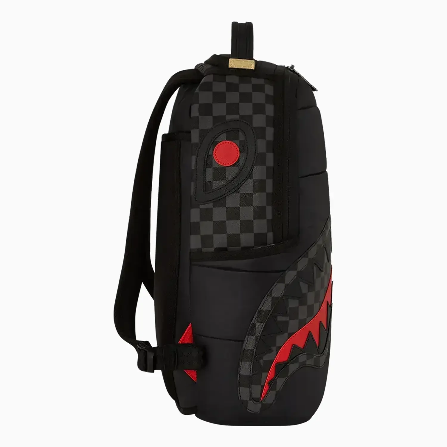 Black Puffer Check Backpack - Image 6