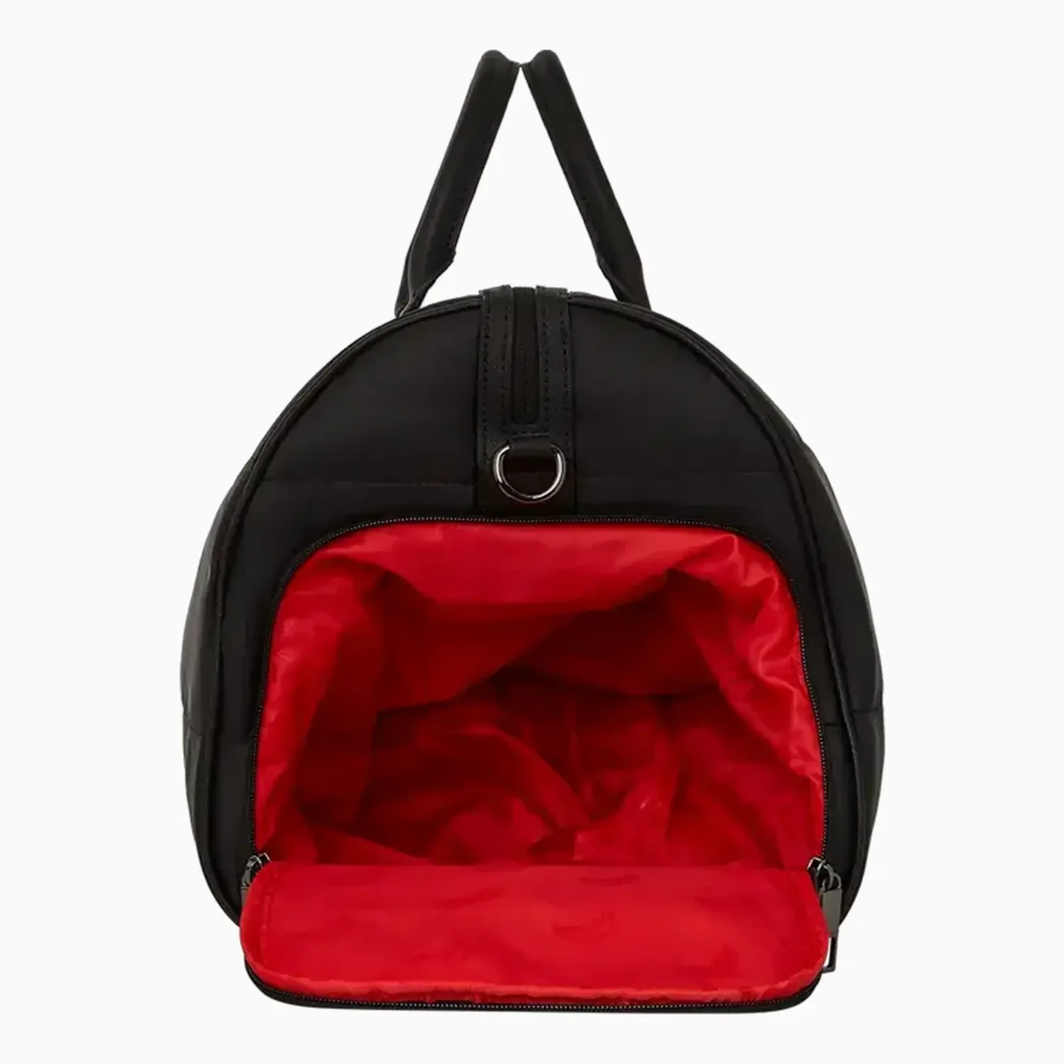 Black Puffer Check Duffle - Image 6