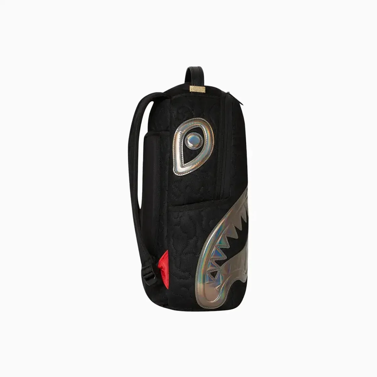 Black Quilted Irridescent DLXSV Backpack - Image 9